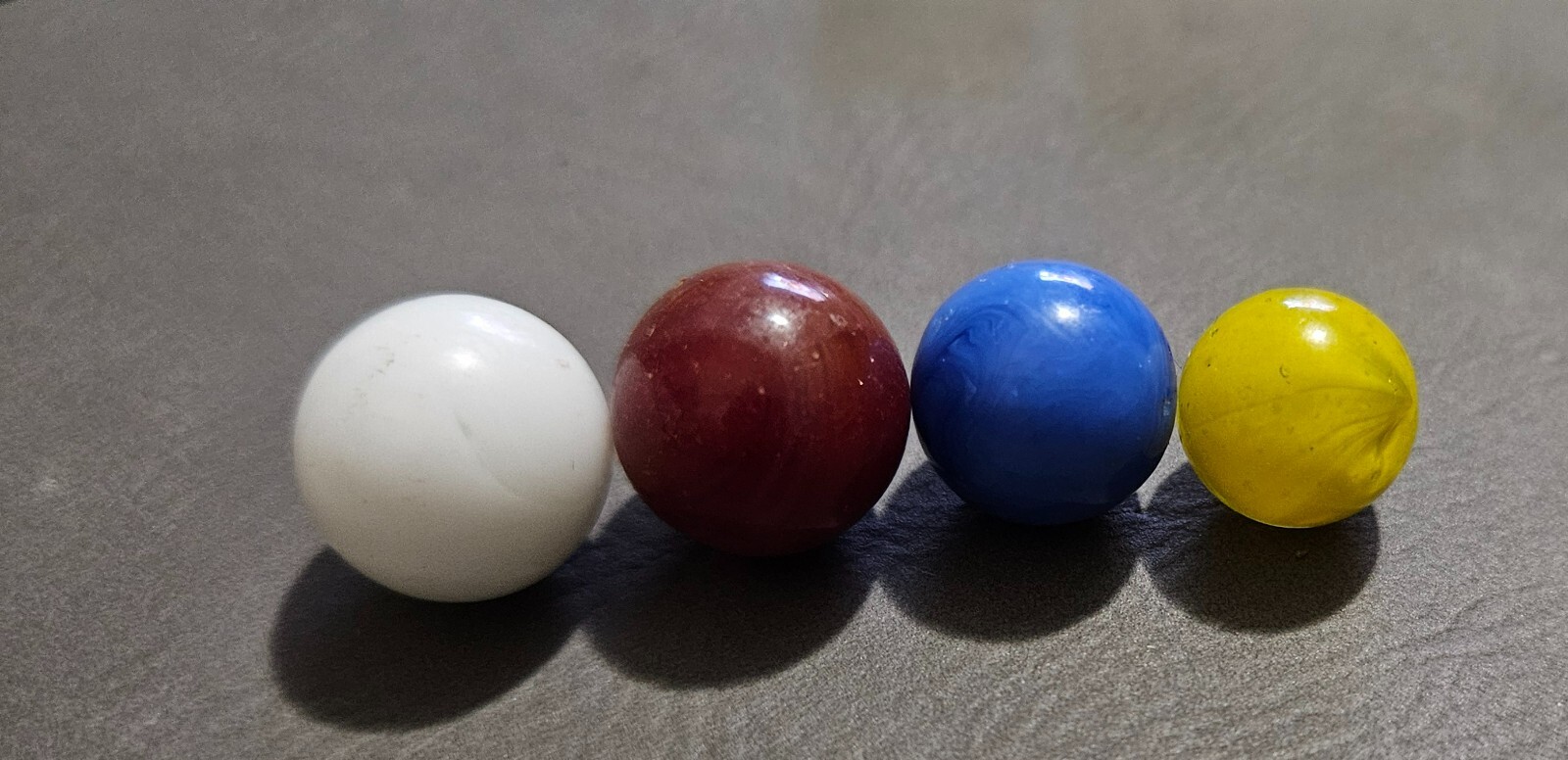 Small Lot of Vintage Marbles and Dice in Glass Jar