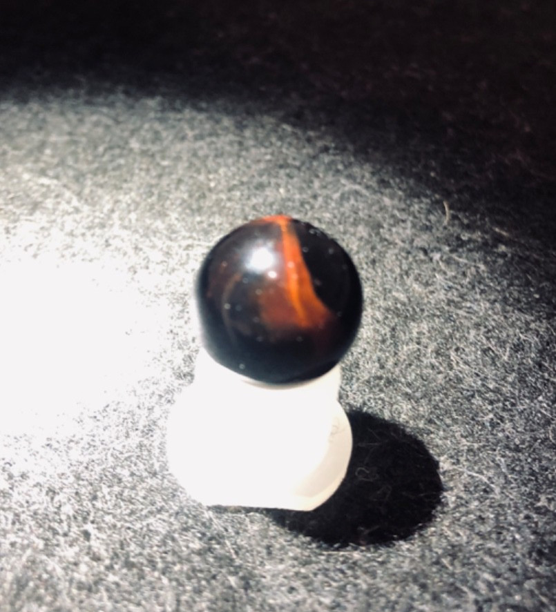 🔥Estate Sale Vintage Transitional “Mist Lutz” Marble Size 5/8 in / .61 in🔥