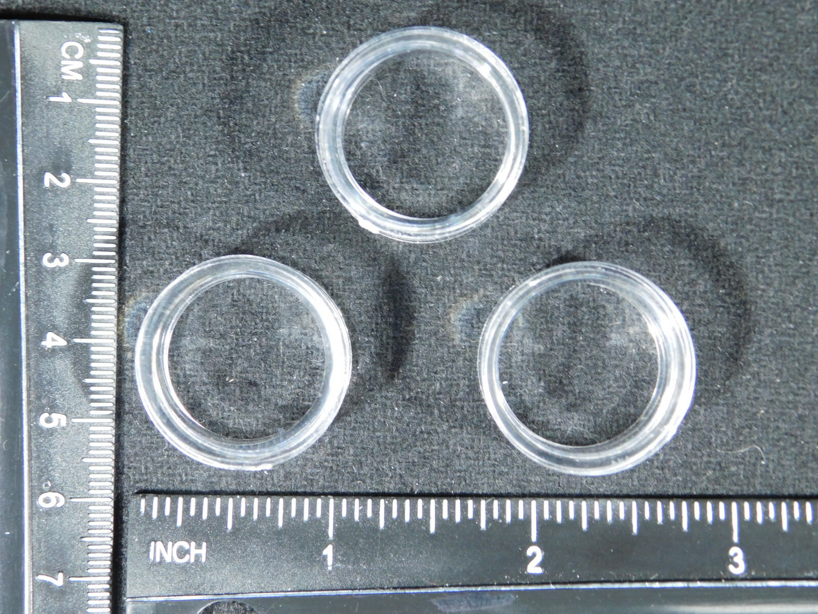Sphere Display Stand Lot of THREE Clear Acrylic Small Size