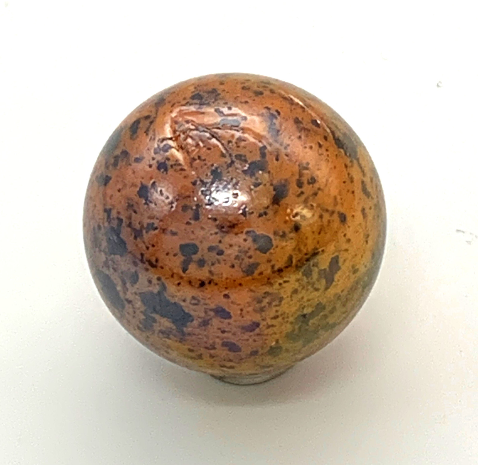 Pk of 5 – 25mm Leopard Early Edition Glass Mega Marbles Shooters VACOR 2006-2010
