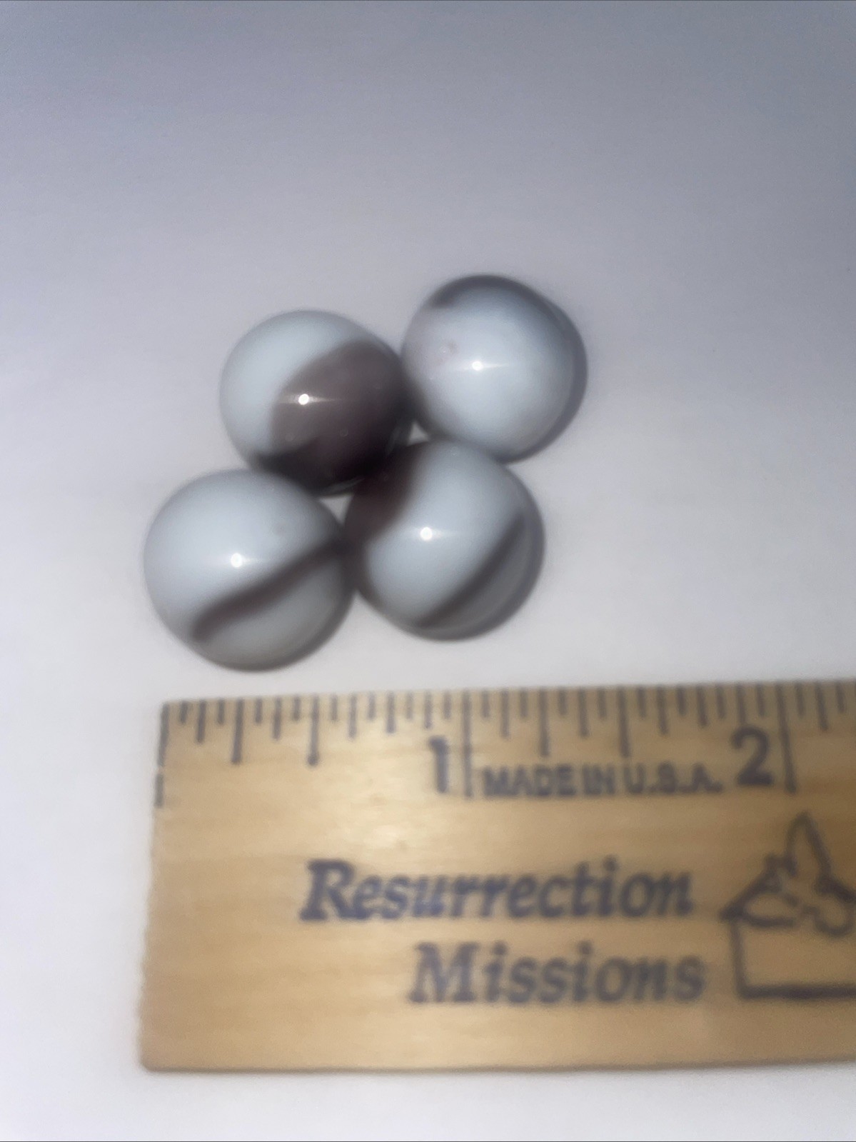 AKRO Agate Purple Prize Lot Of 4 Marbles