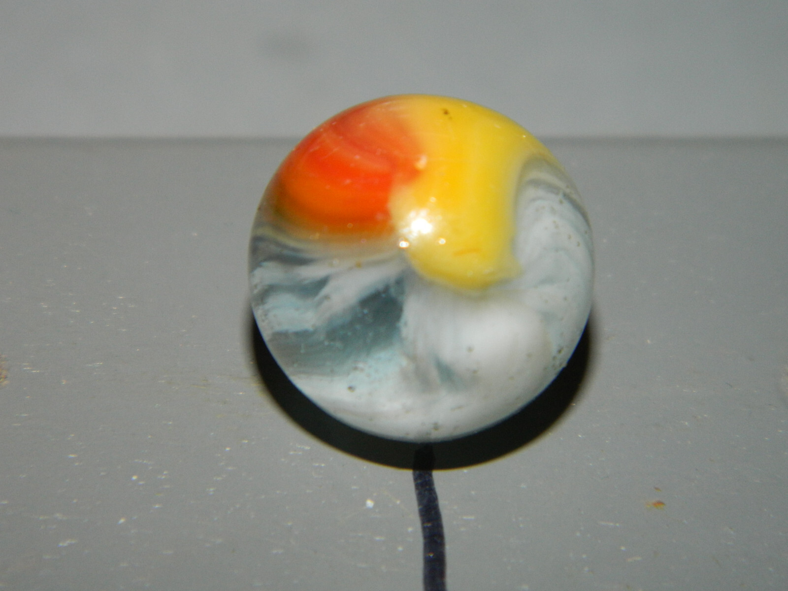 Vitro Agate Trilite Marble Approx 5/8 Nice Looking Marble M11