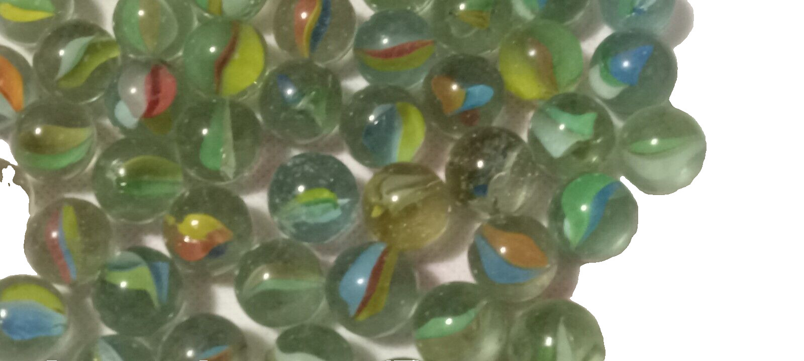 Vintage LOT of FIFTY (50) CAT EYES MARBLE 13 mm