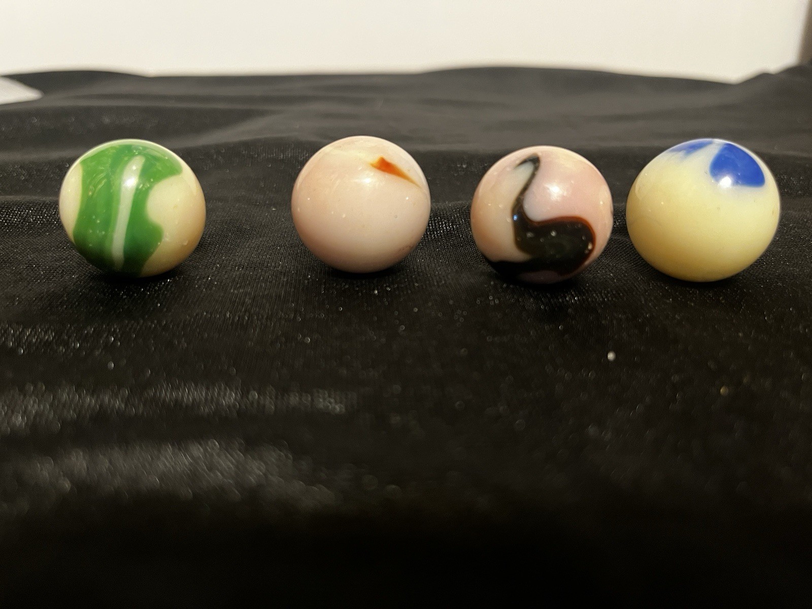 Jabo Classic Uranium/Cadmium UV Burmese Shooter Boulder Marble Lot -SWAN 24mm