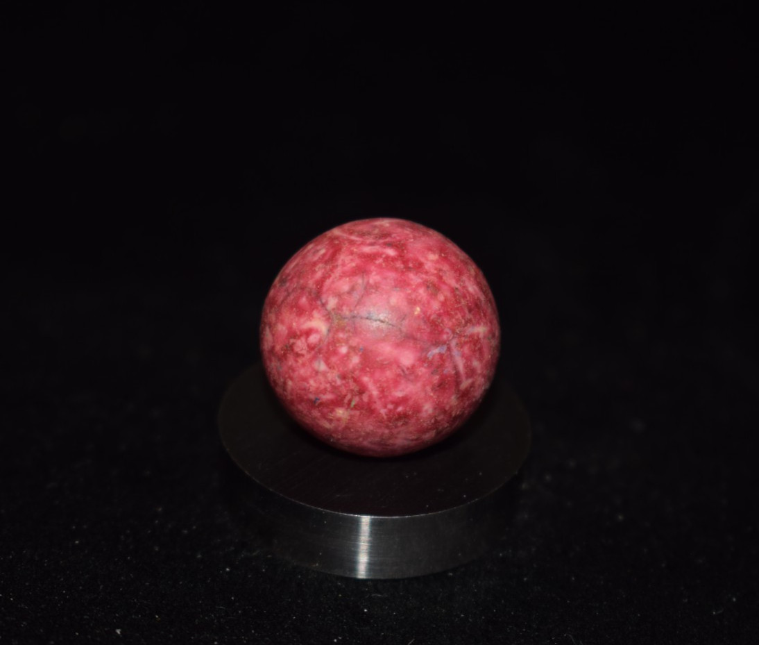 🐦Antique Handmade Fired Clay Stippled🟥🟥🟥 BRICK Shooter Size Marble .750=3/4