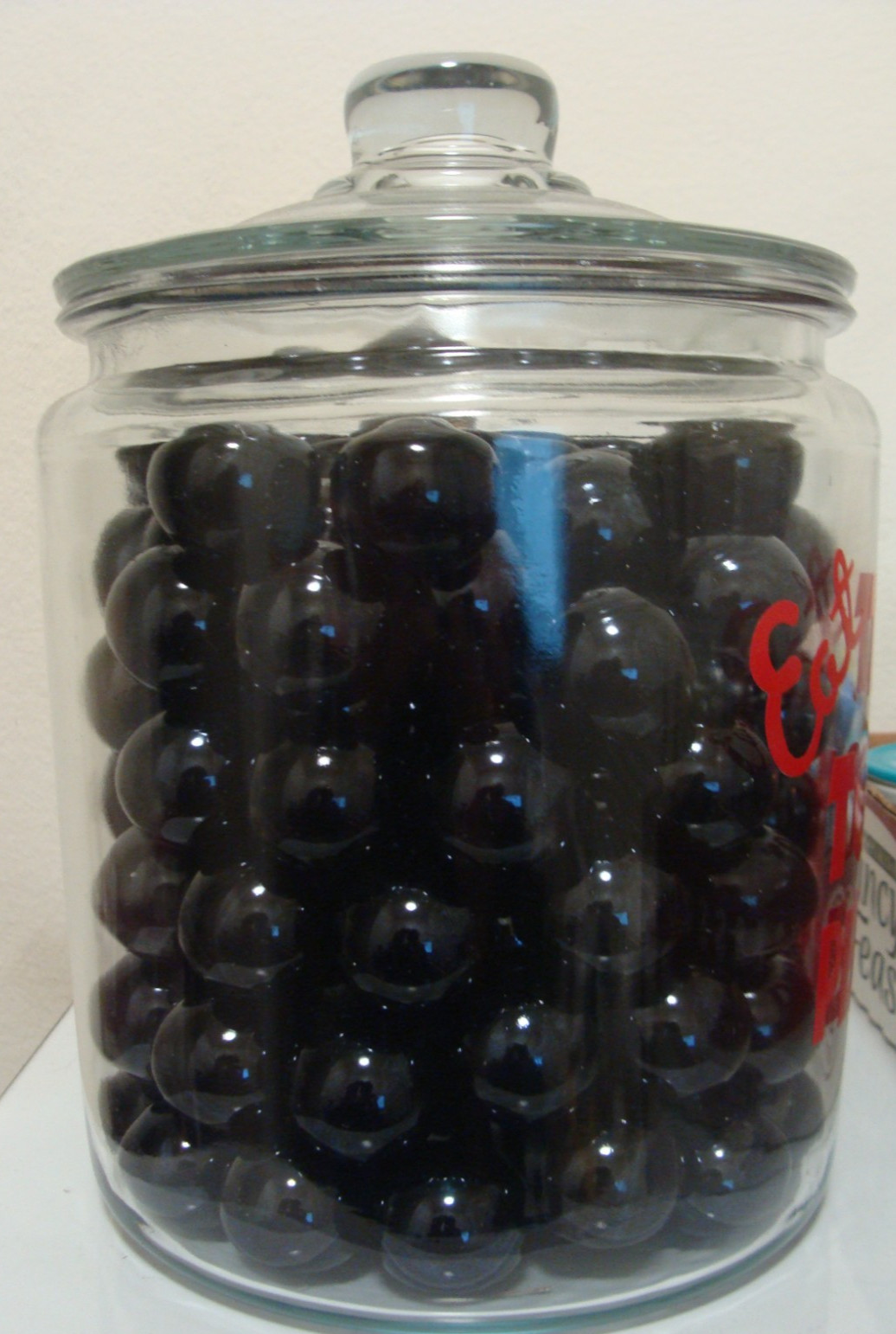 8 Vintage Marbles Master Marble Shooters 15/16 Beautiful Solid Black 1930s NOS
