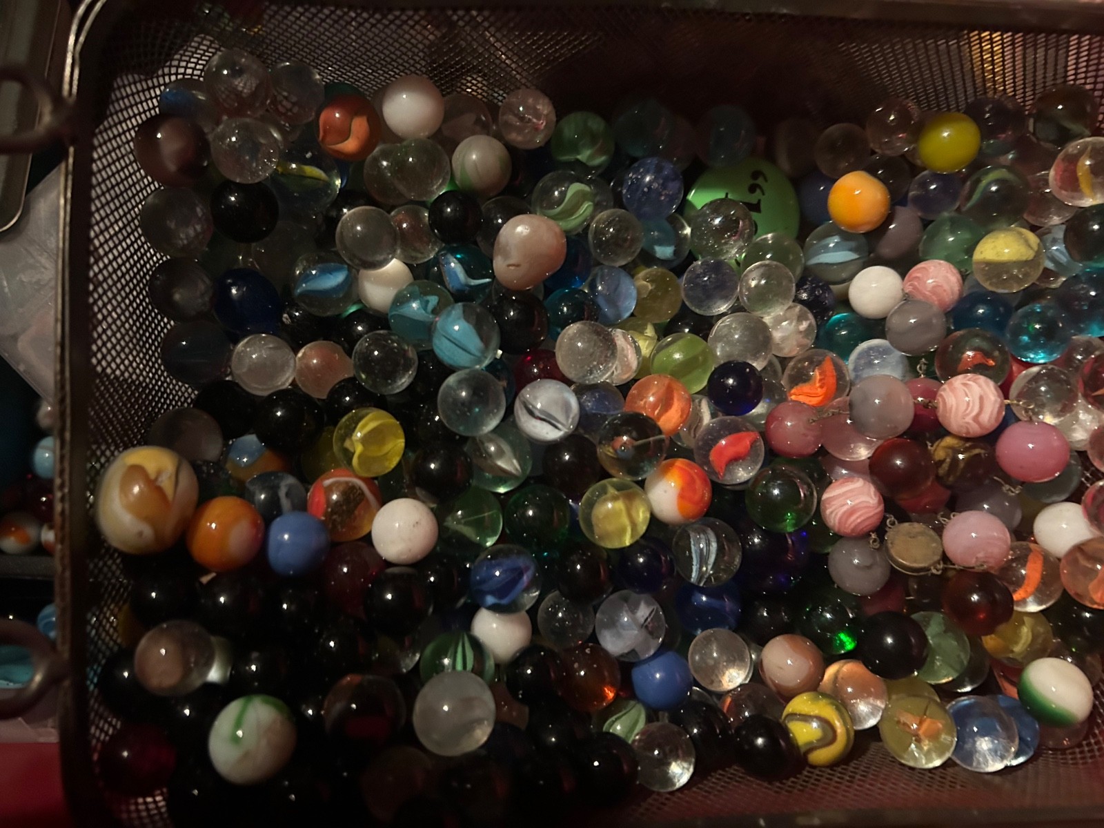 20 lbs plus variety VINTAGE & modern MARBLES mixed sizes, Styles, makers