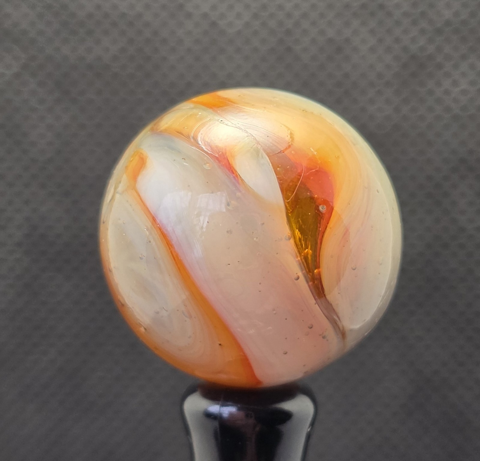 HTF VINTAGE CAIRO NOVELTY MARBLE 0.75″ SHOOTER MARBLE MINT UV