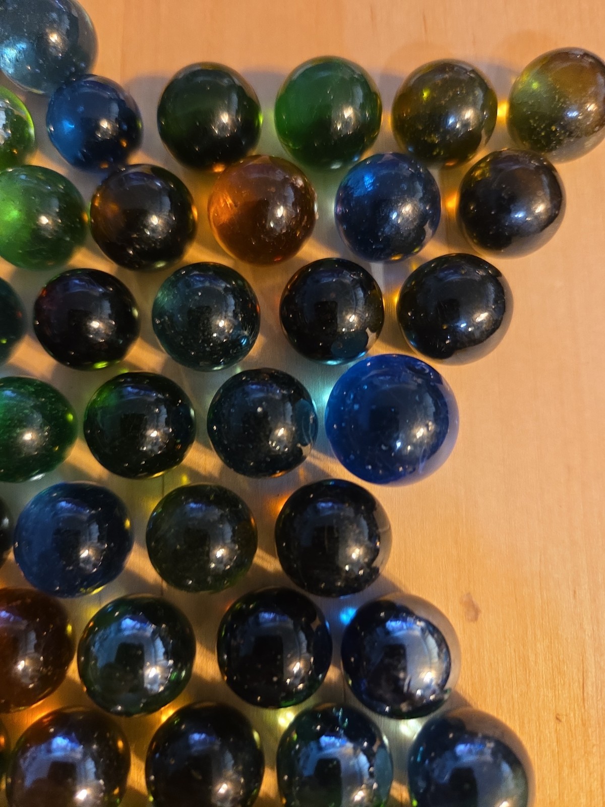 Clearie Marbles Lot Of 121 No Clear Clearies