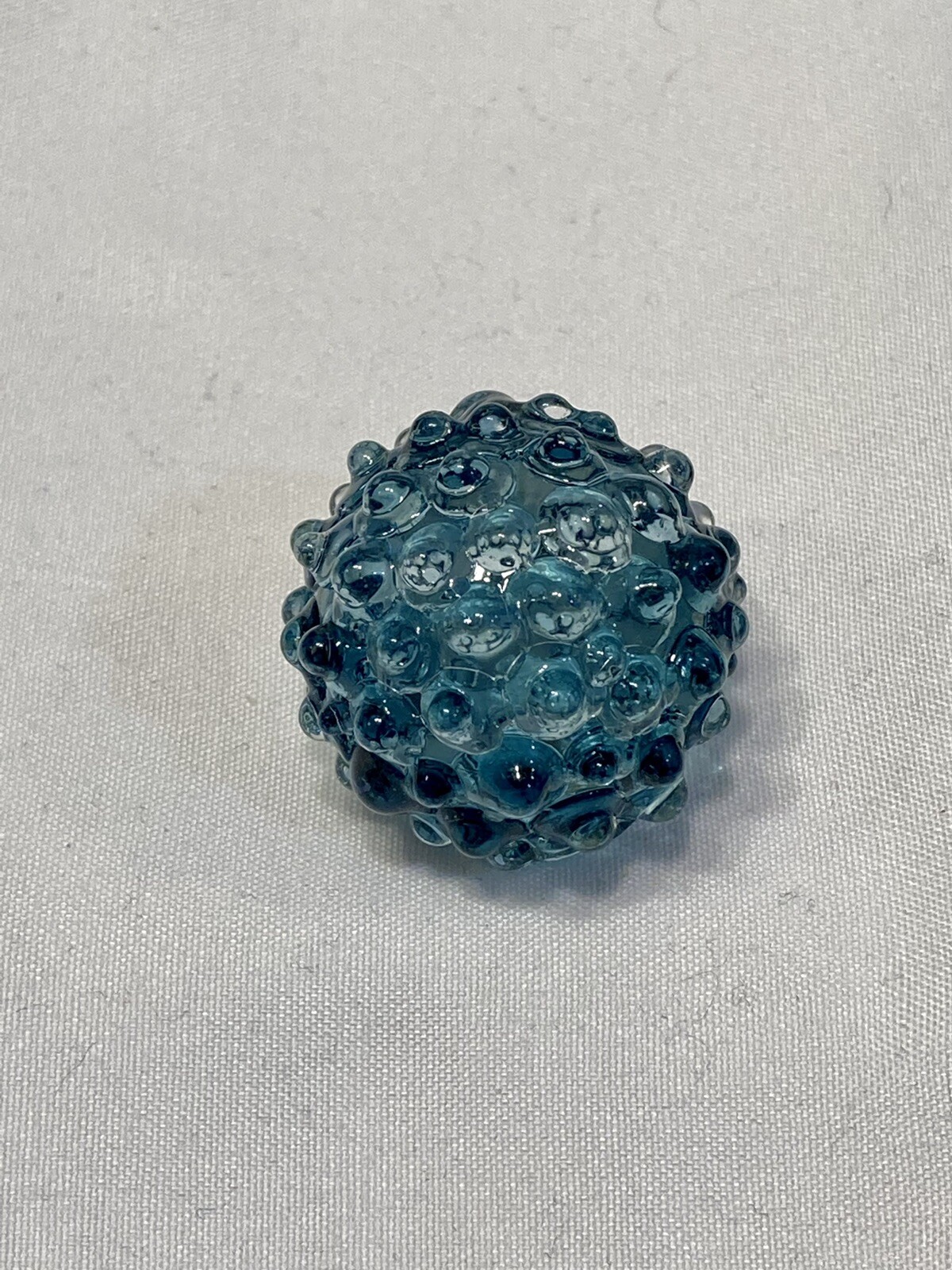Marble Hand blown boro glass marble borosilicate Art Blinger Blue Dot Texture