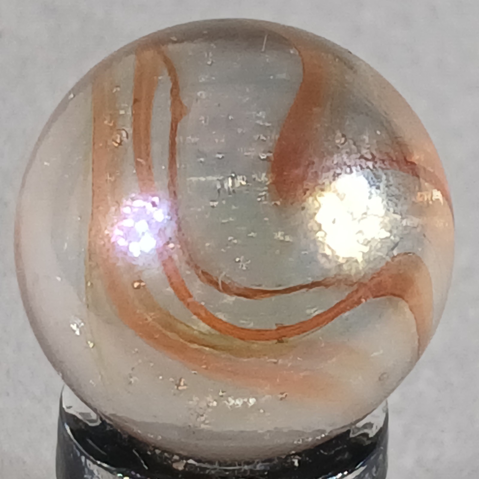 Vintage Imported Iridescent Cat’s Eye .63 Inches Near-Mint Condition