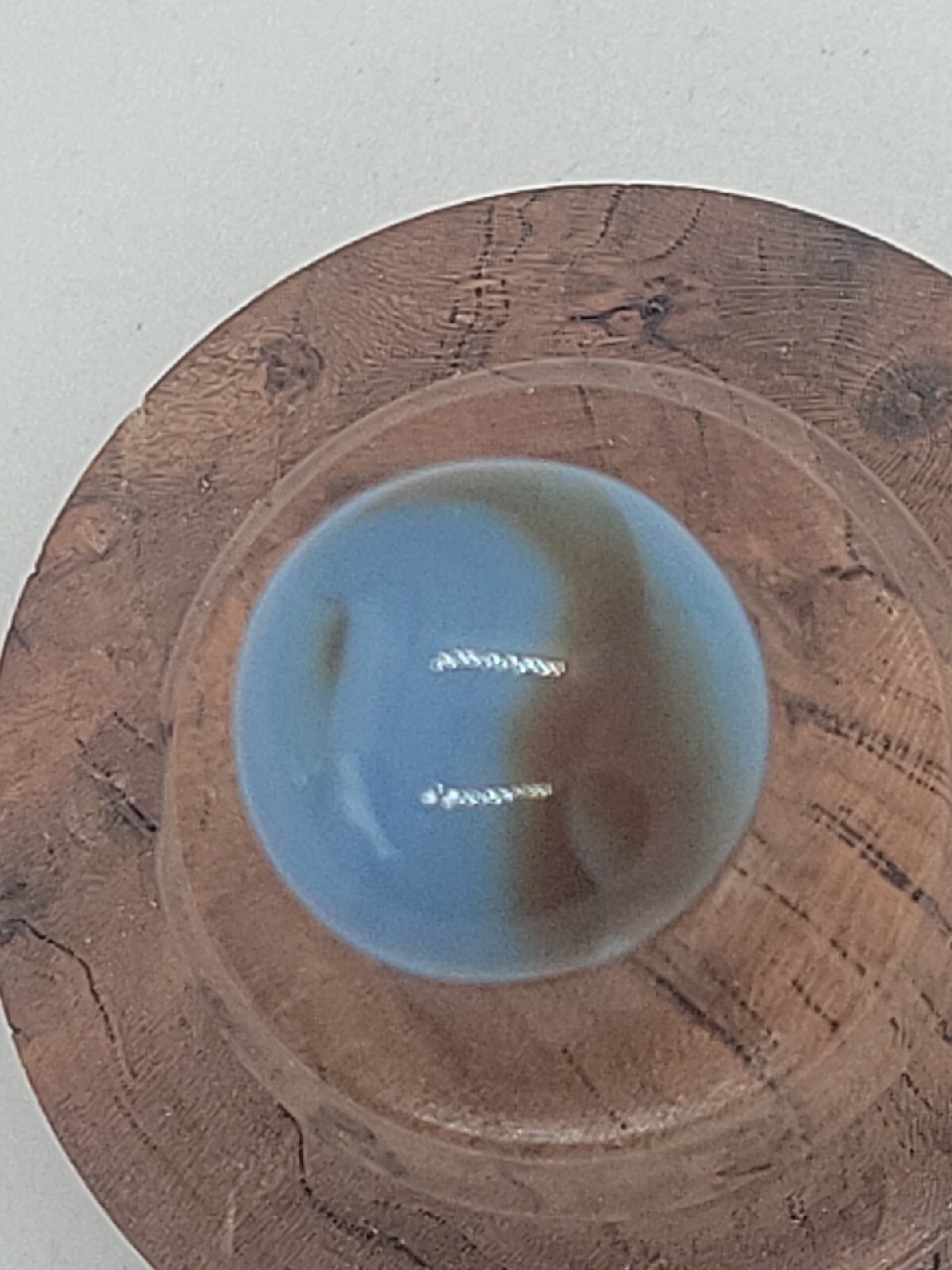 A15•Vintage Alley Agate Swirl “Ghost Swirl” ~ Near Mint 21/32″ VHTF