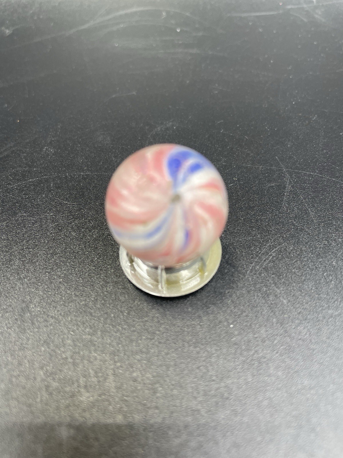 Vintage German Peppermint Swirl Marble 3/4 in – Please See Pics