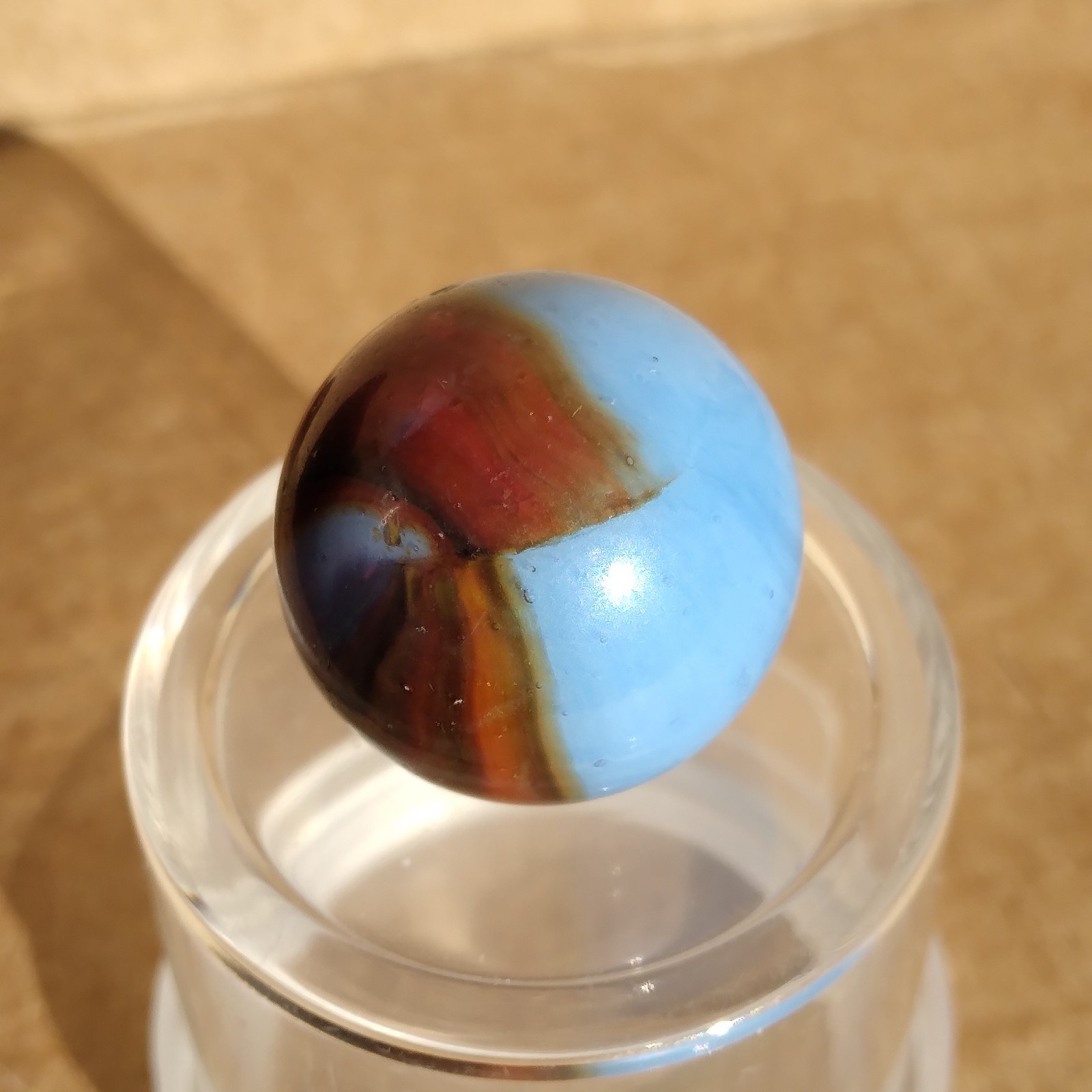 0.61″ Vintage Marble- Peltier Kokomo Vitro Akro Christensen