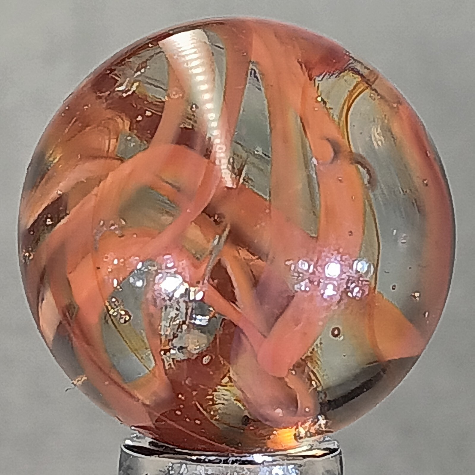 Large Vacor Spaghetti Marble .97 Inches Good Condition Combined Shipping