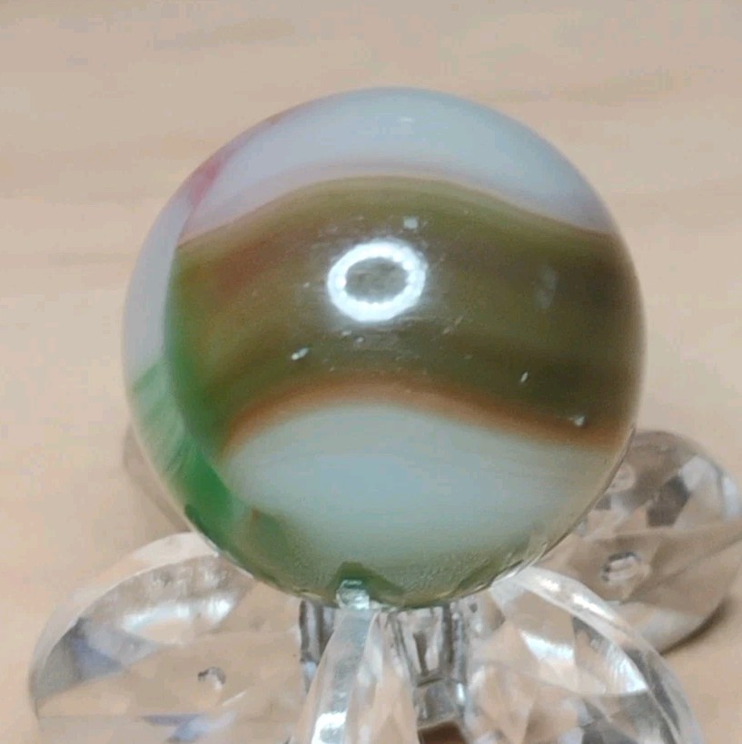 .64″ STUNNING VINTAGE MARBLE KING MARBLES W/ AV.🔥RARE HTF MINT-