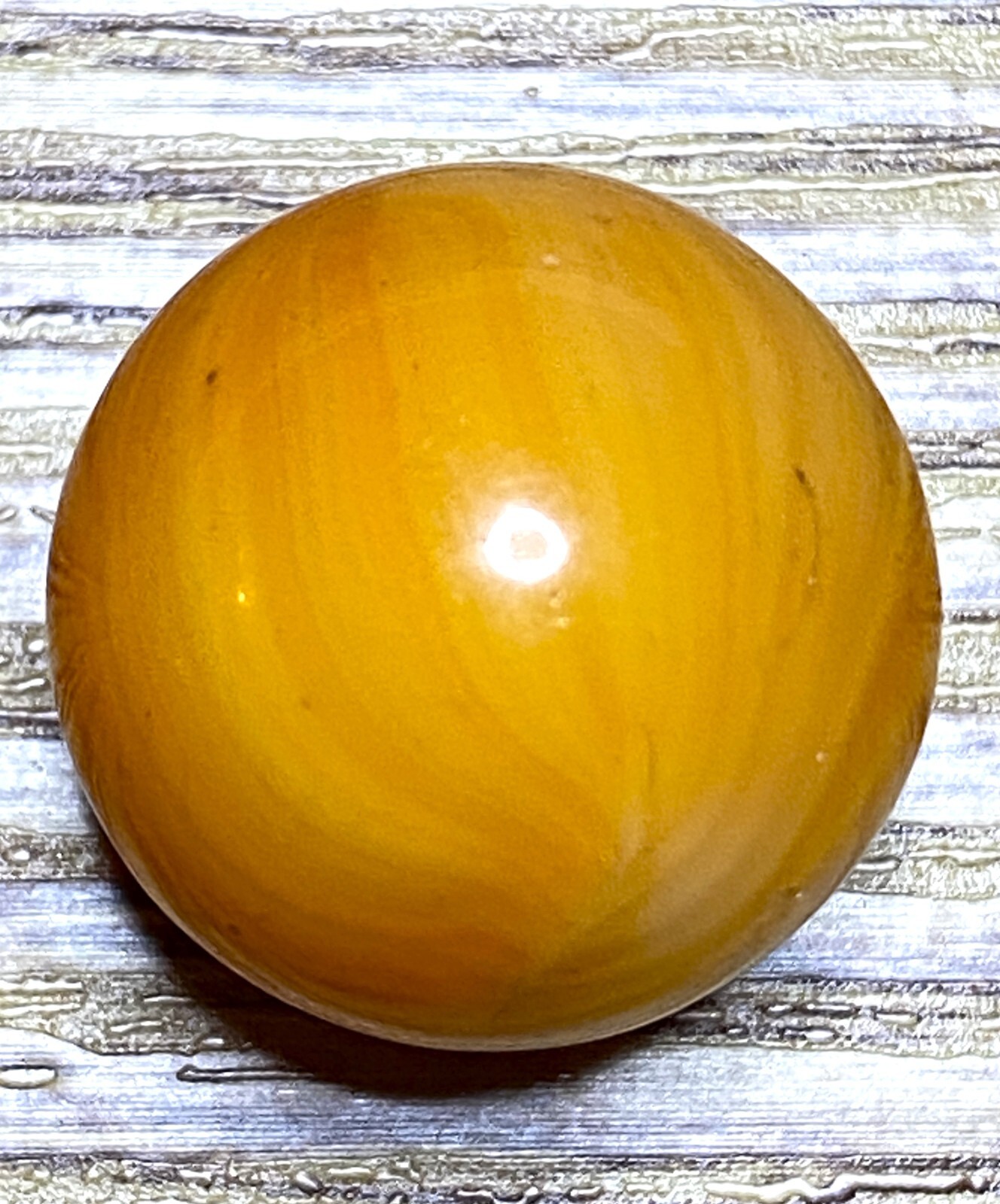 NEVER SEEN ANOTHER MASTER MARBLE CADMIUM ? URANIUM GLOW UV SHOOTER .69″ M638