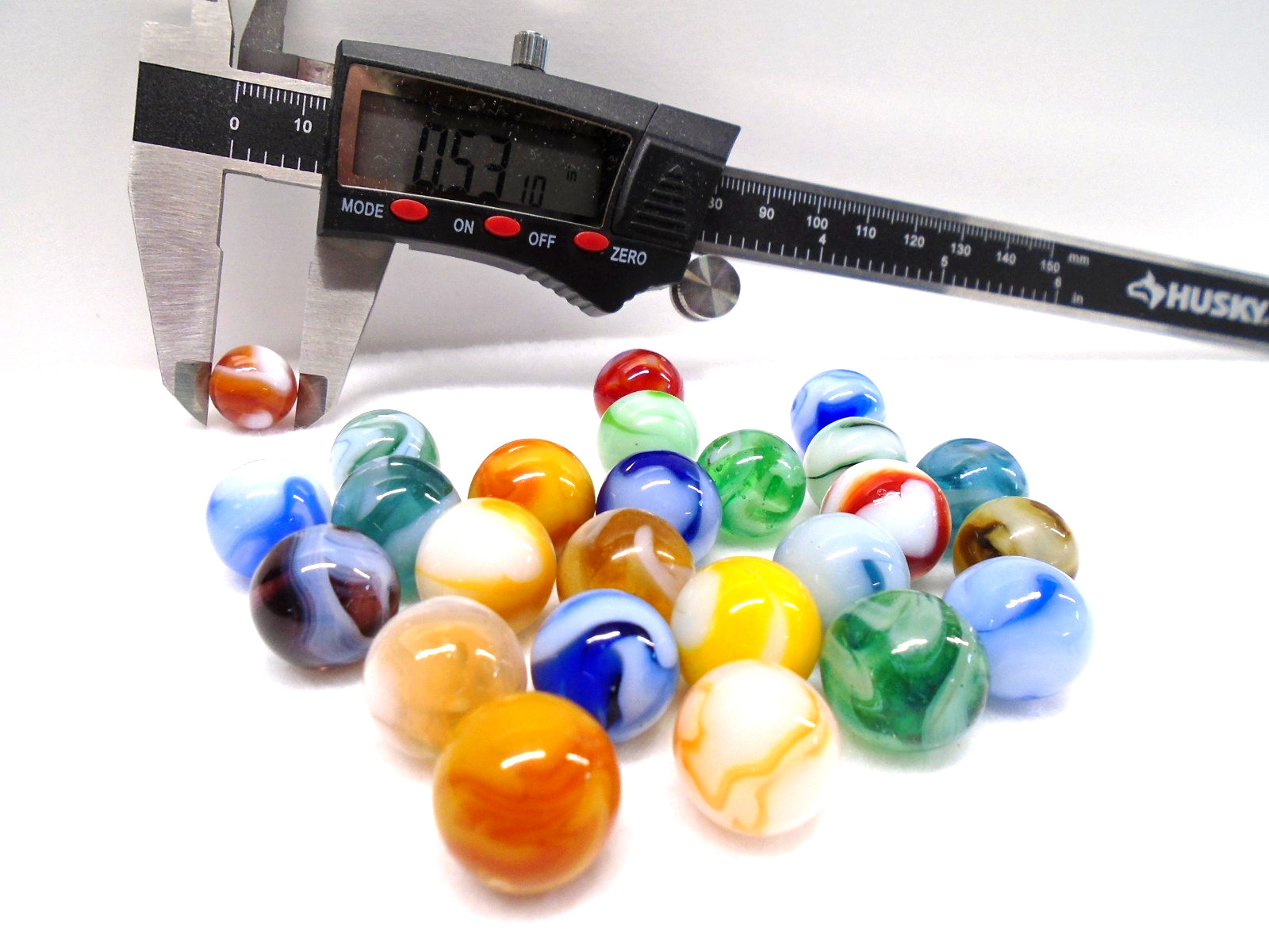 (25) W.V. SWIRL MARBLES VTG! ALLEY AGATE CO. etc. EX. COND. VERY NICE SELECTION!