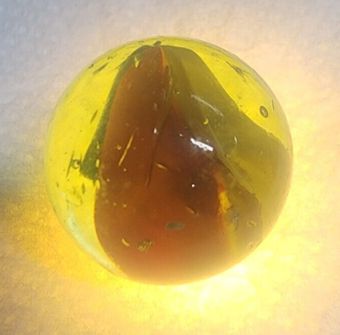 Great Set Of 4 Vintage Cats-Eye Marbles 1 Inch 1 Multicolor & Other Great Colors