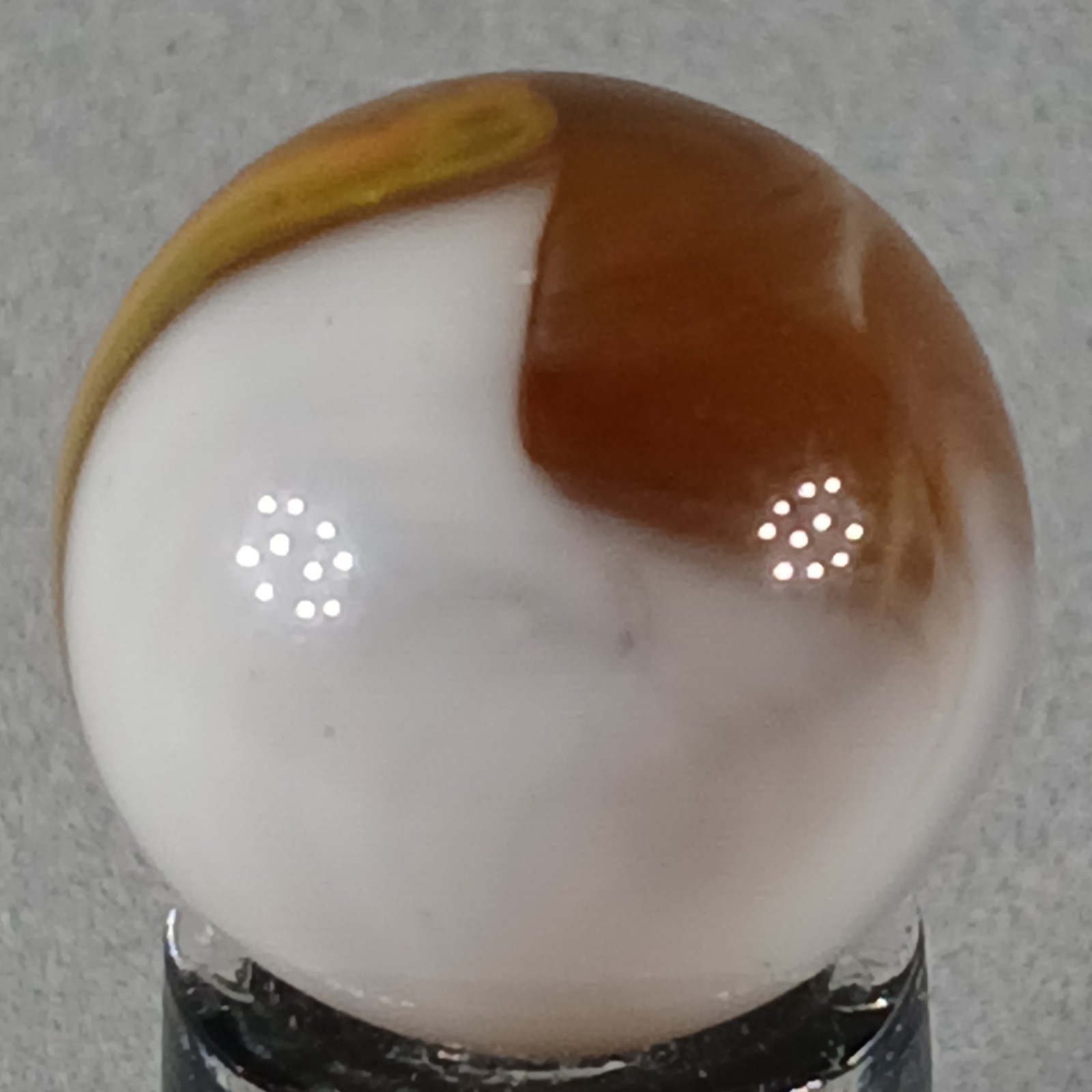 Vintage Vitro Conqueror Marble .61 Inches Near-Mint Condition Combined Shipping