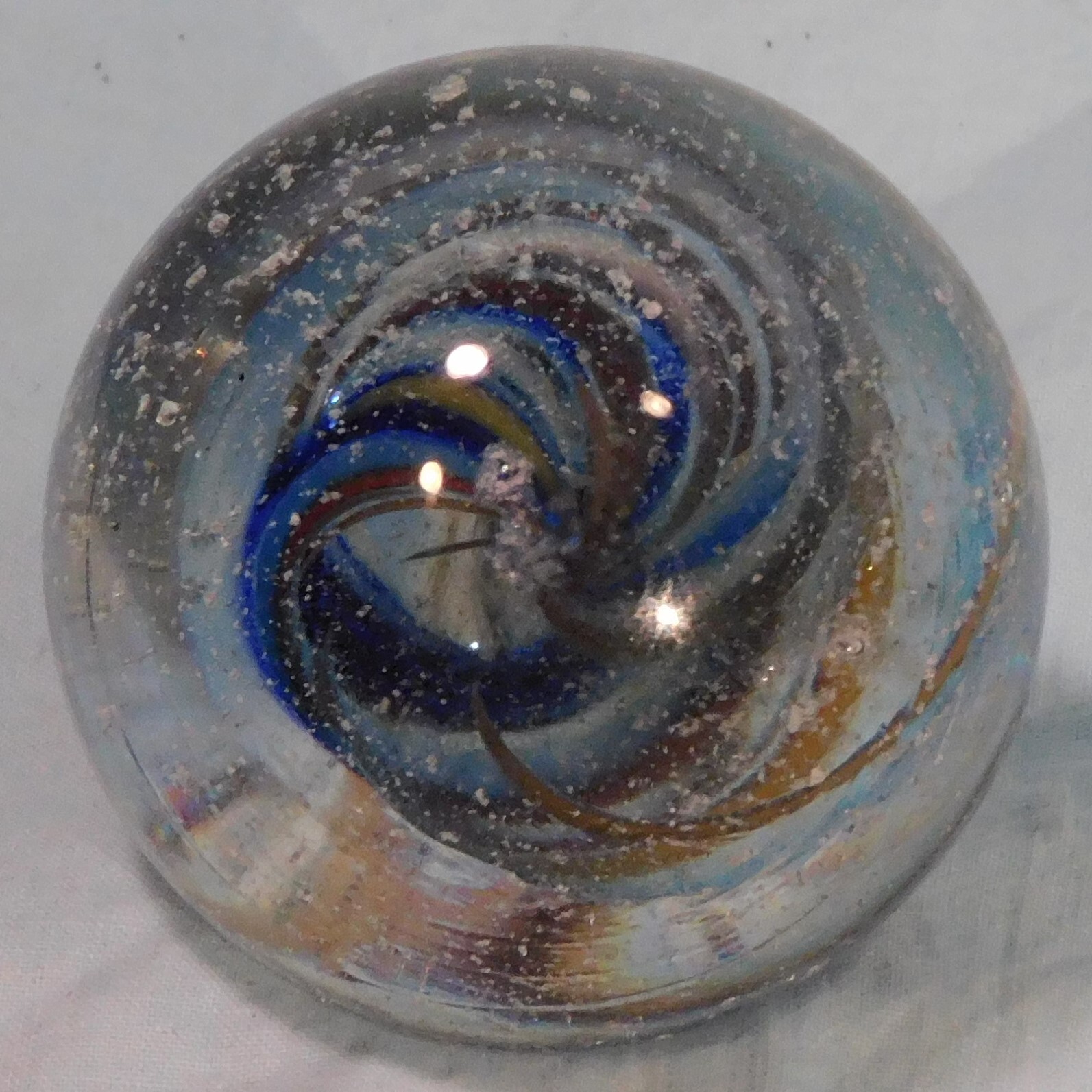 Andy Davis Contemporary Handmade Marble, 1 7/8″ Diameter, #9204E