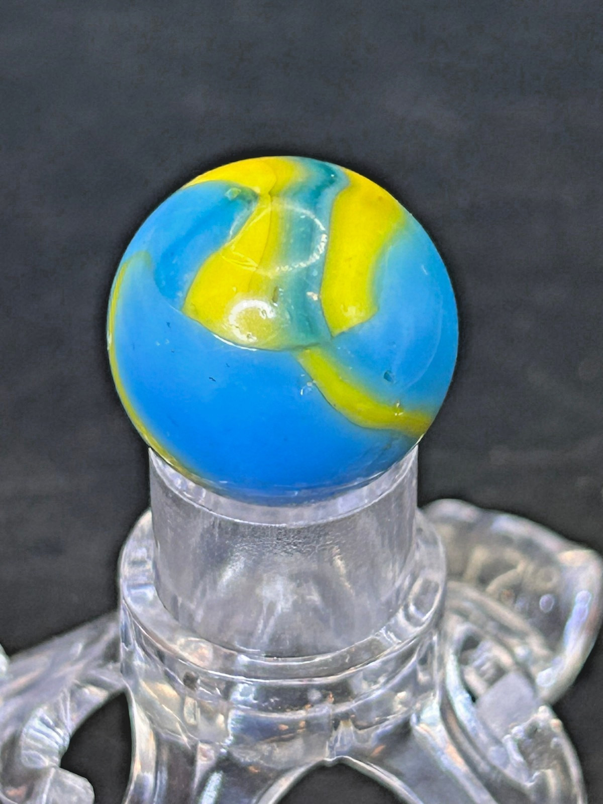 Peltier NLR Cub Scout Marble, Blue/Yellow Bow Tie Pattern, .75″, Mint-, P8