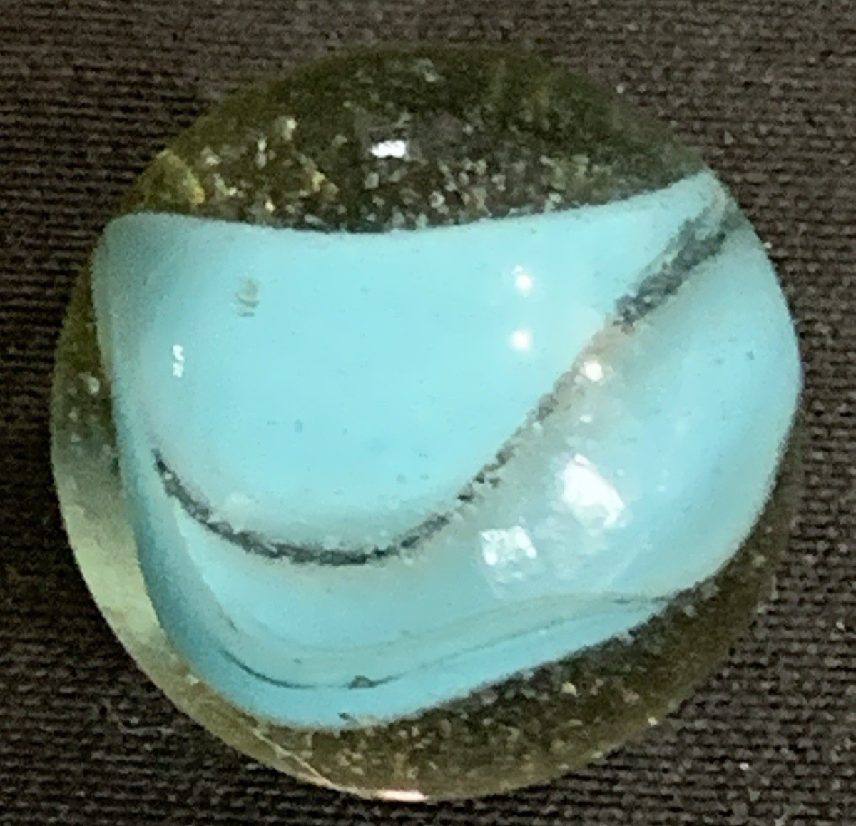 Vintage Marble Shooter – Christensen, Peltier, Agate? Original Owner! UNIQUE!