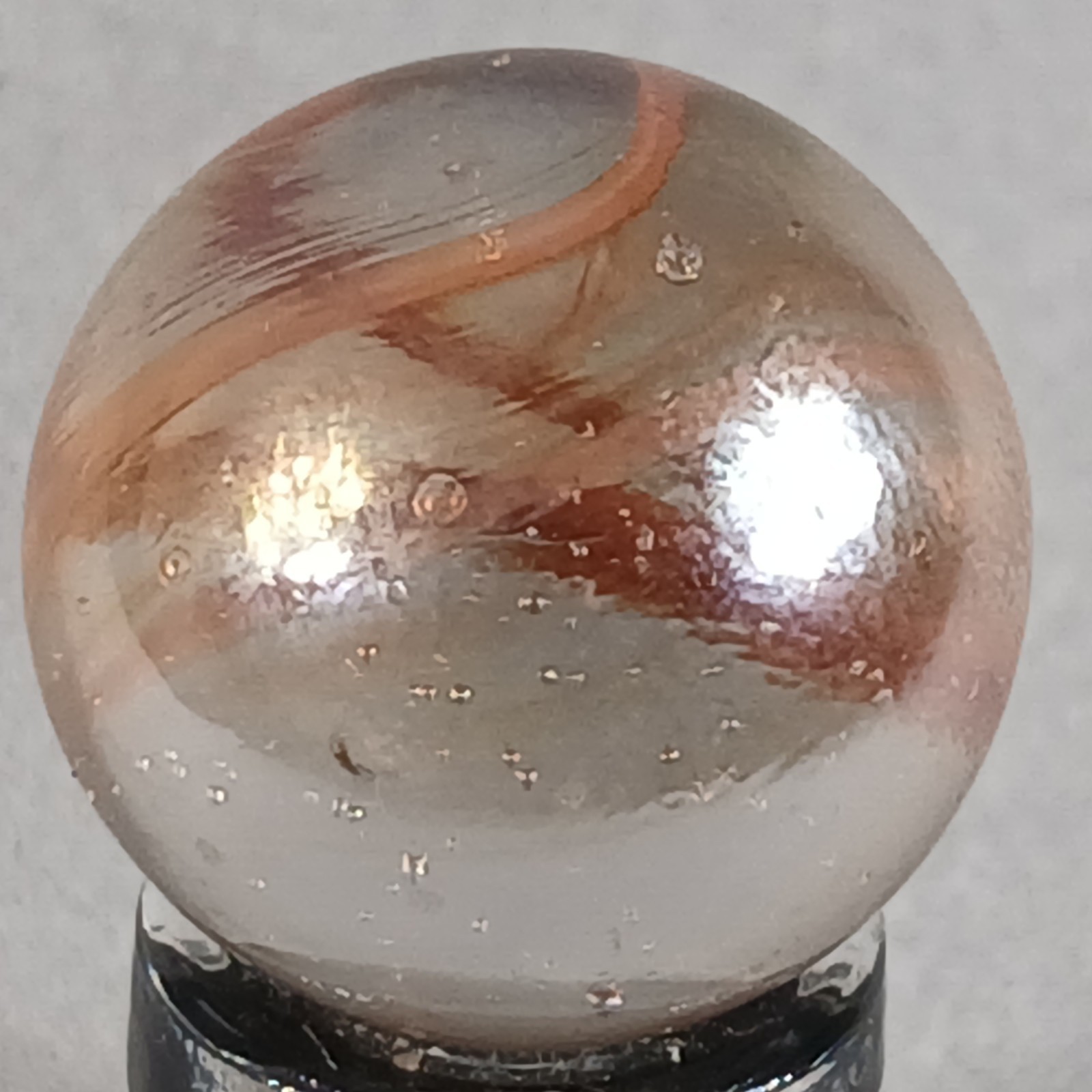 Vintage Imported Iridescent Cat’s Eye .63 Inches Near-Mint Condition