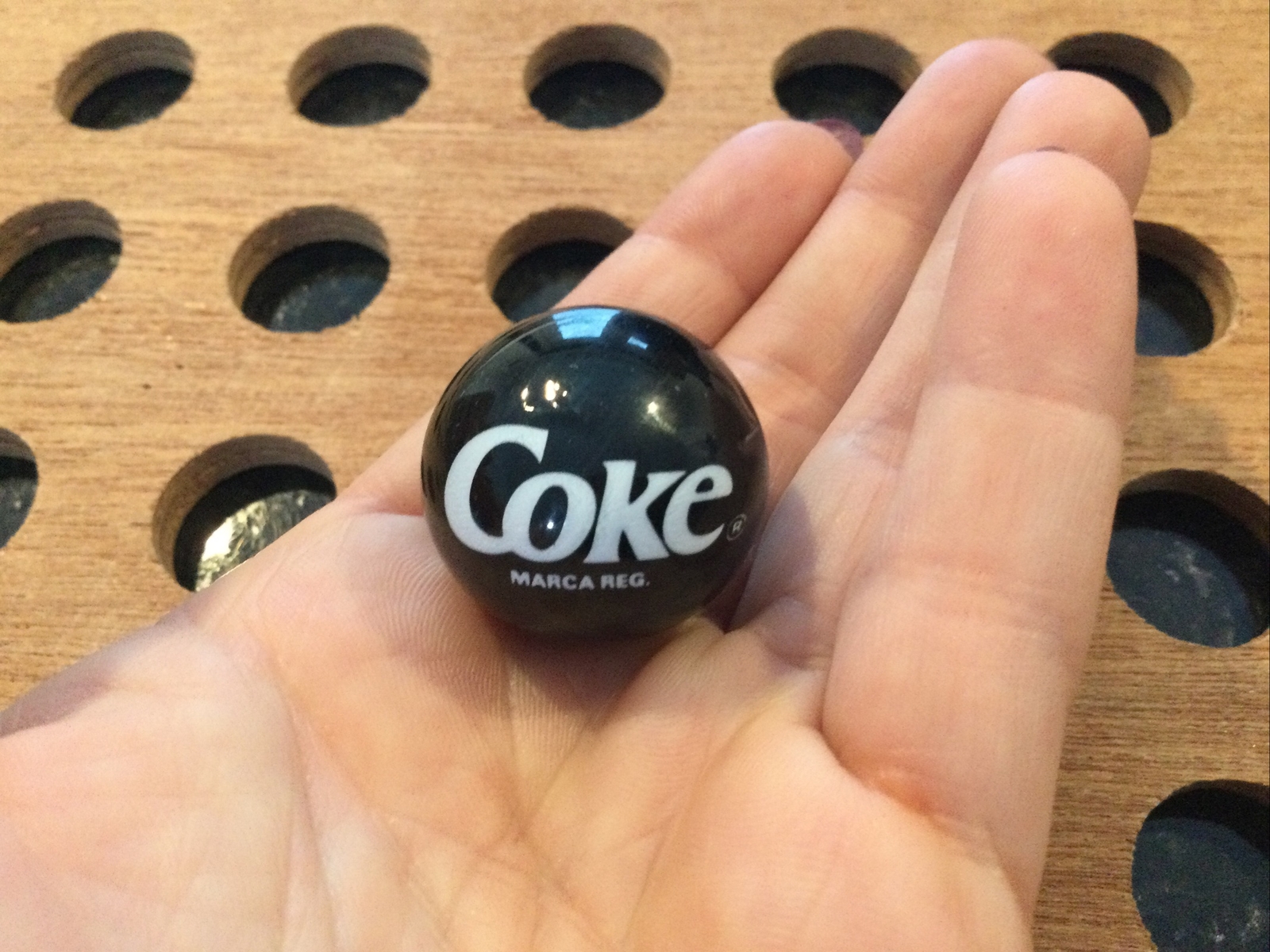 Vintage | Coke | Black & White | Marble | 1980s