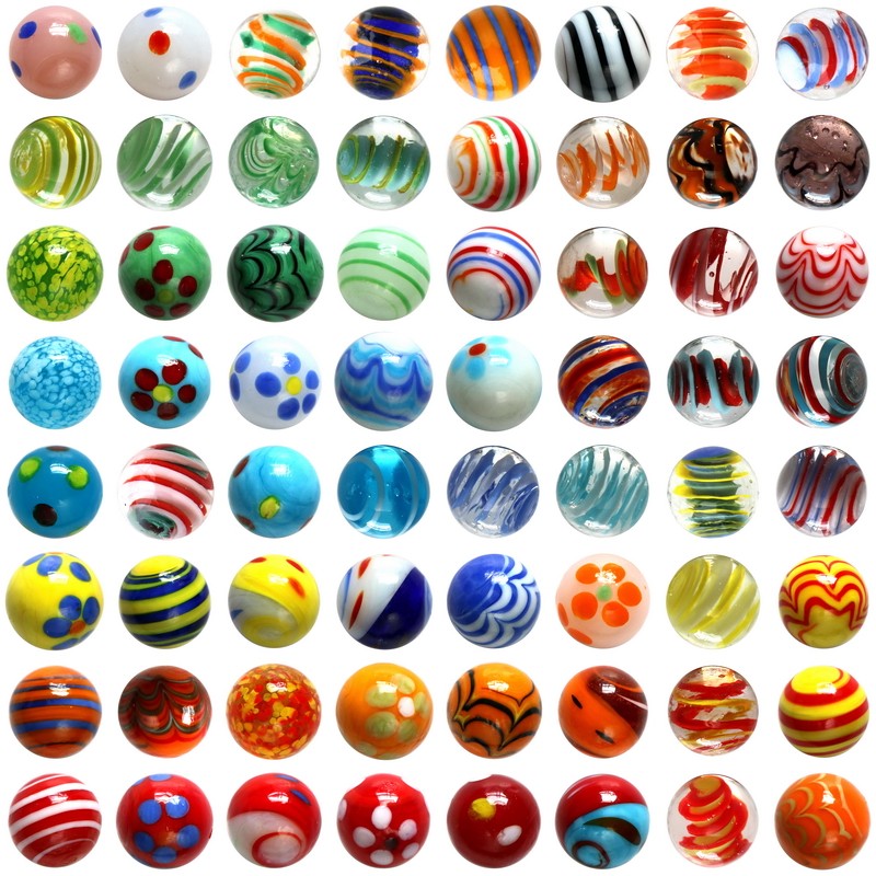 16/18mm Glass Marbles Glass Ball Beads Sphere Vase Fish Tank Decor Kids Toy Game