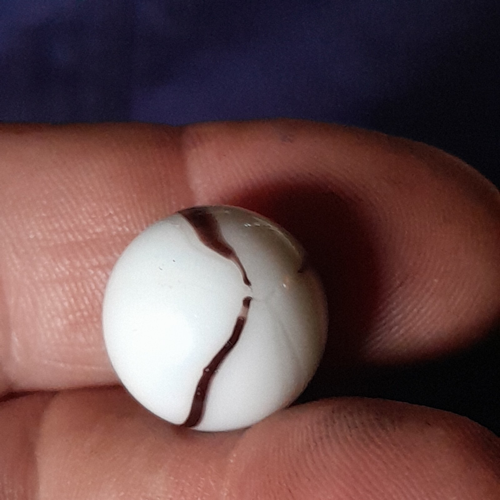 Vintage Akro “Oxblood Swirl” Marble-NM Oxblood Swirl *116