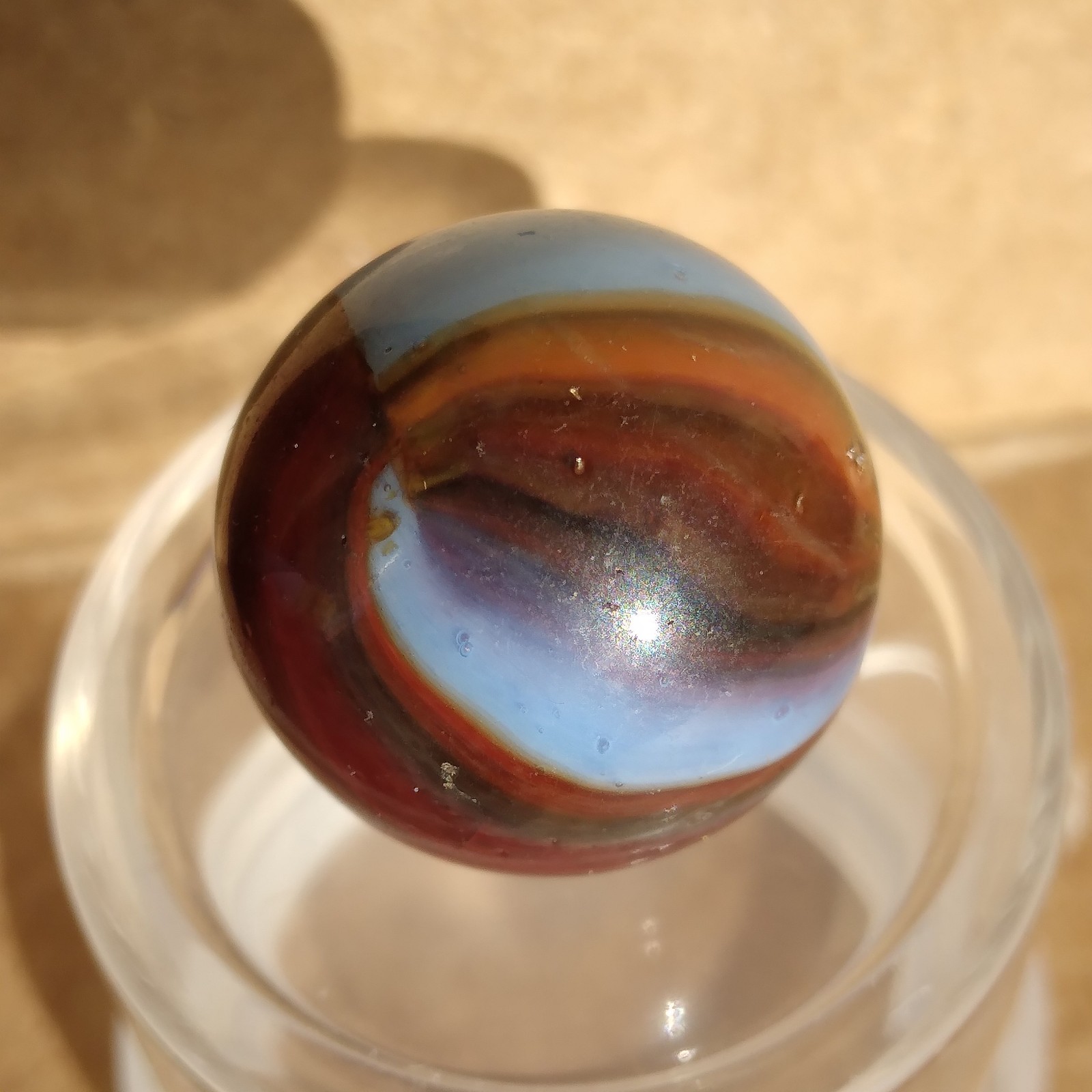 0.61″ Vintage Marble- Peltier Kokomo Vitro Akro Christensen