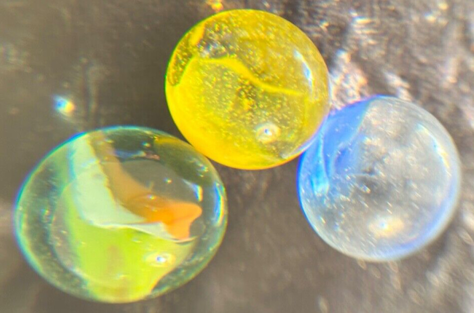 Vintage Glass Marbles Big Lot, Small-Medium You Get All Three Jars