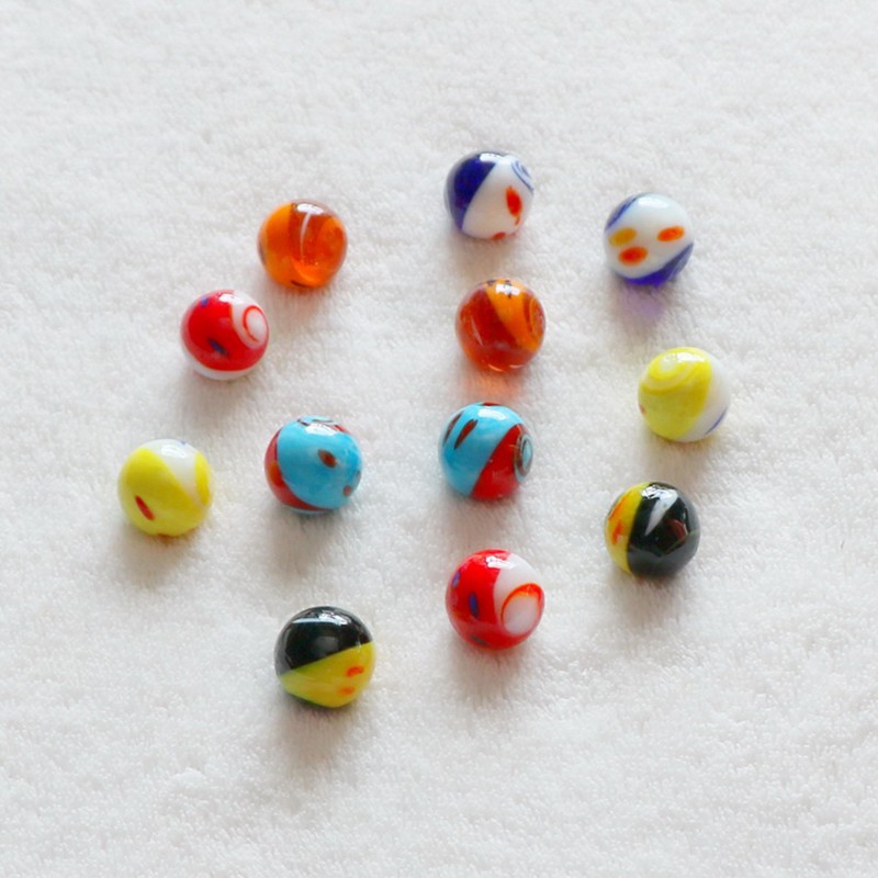16/18mm Glass Marbles Glass Ball Beads Sphere Vase Fish Tank Decor Kids Toy Game