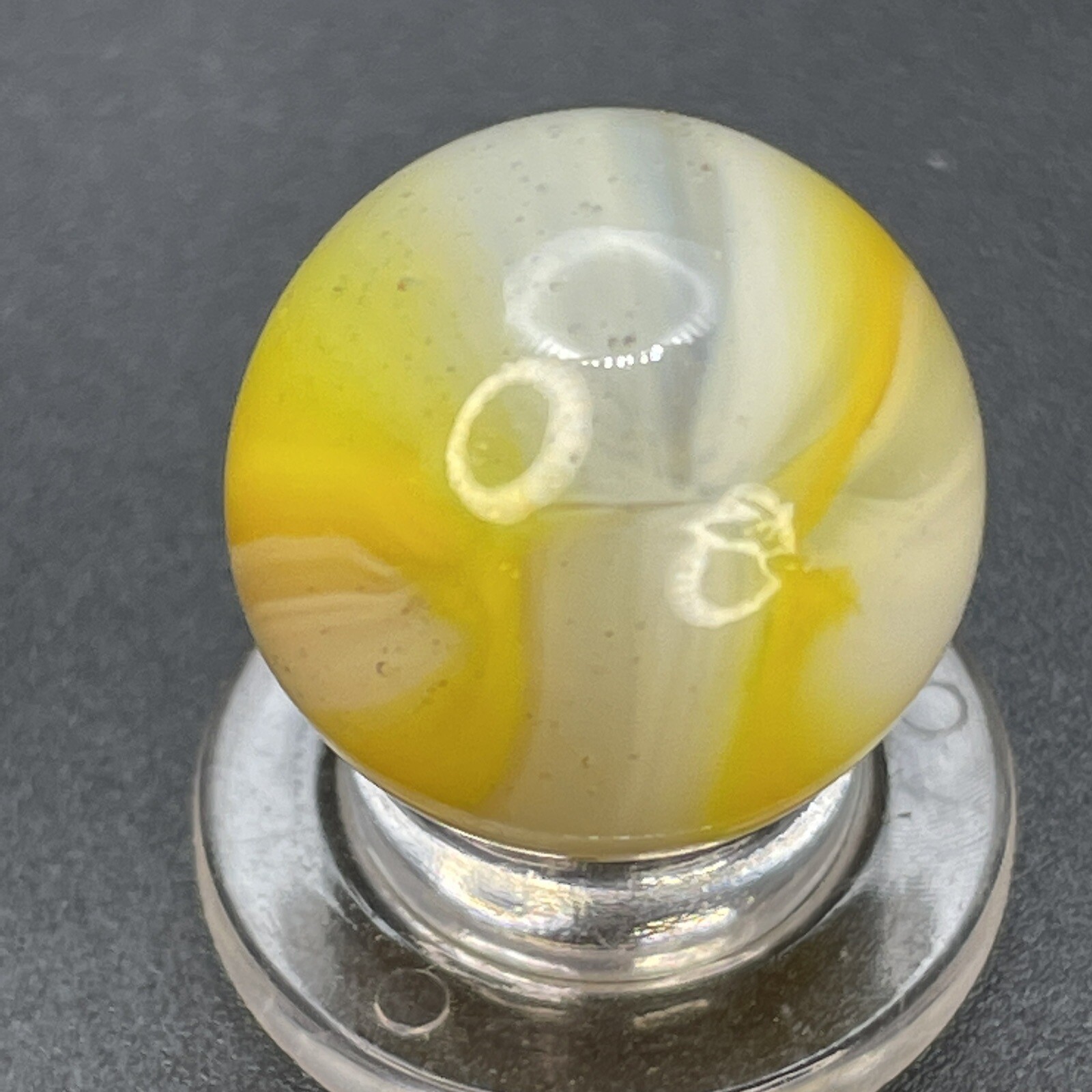 Peltier Or Kokomo Marble Vintage Marbles 0.629”