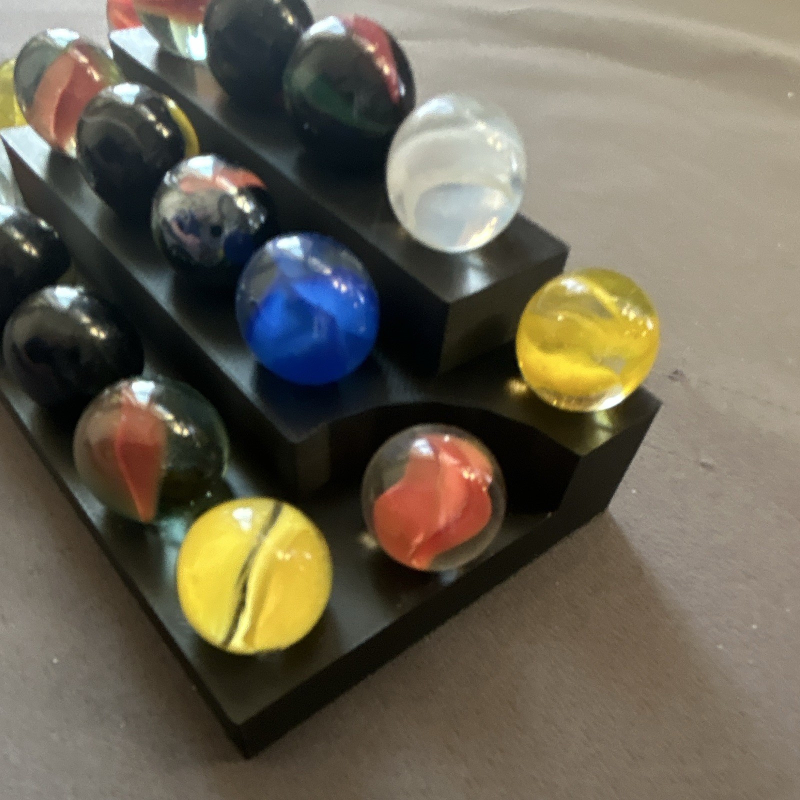 Assorted Glass Toy Marbles set of 18 marbles (bag 9)