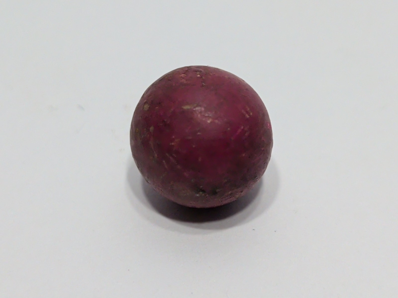 ✨ANTIQUE✨ (Lot Of 2) Multicolor Fired Hard Clay Pottery Marbles ⅜ to ⅝” Wide