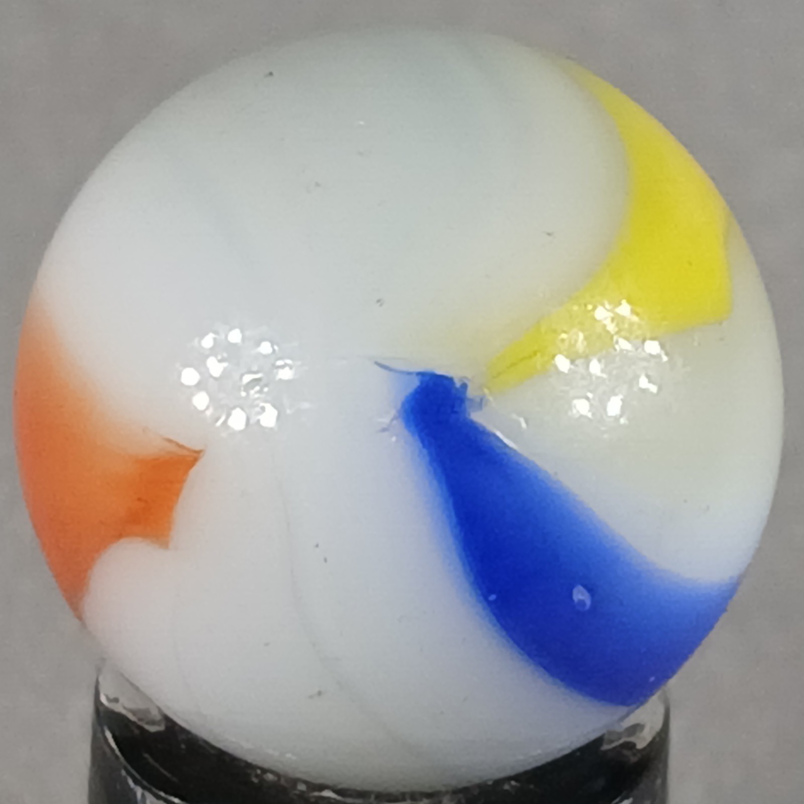 Vintage Imported Patch And Ribbon Marble .62 Inches Near-Mint Condition