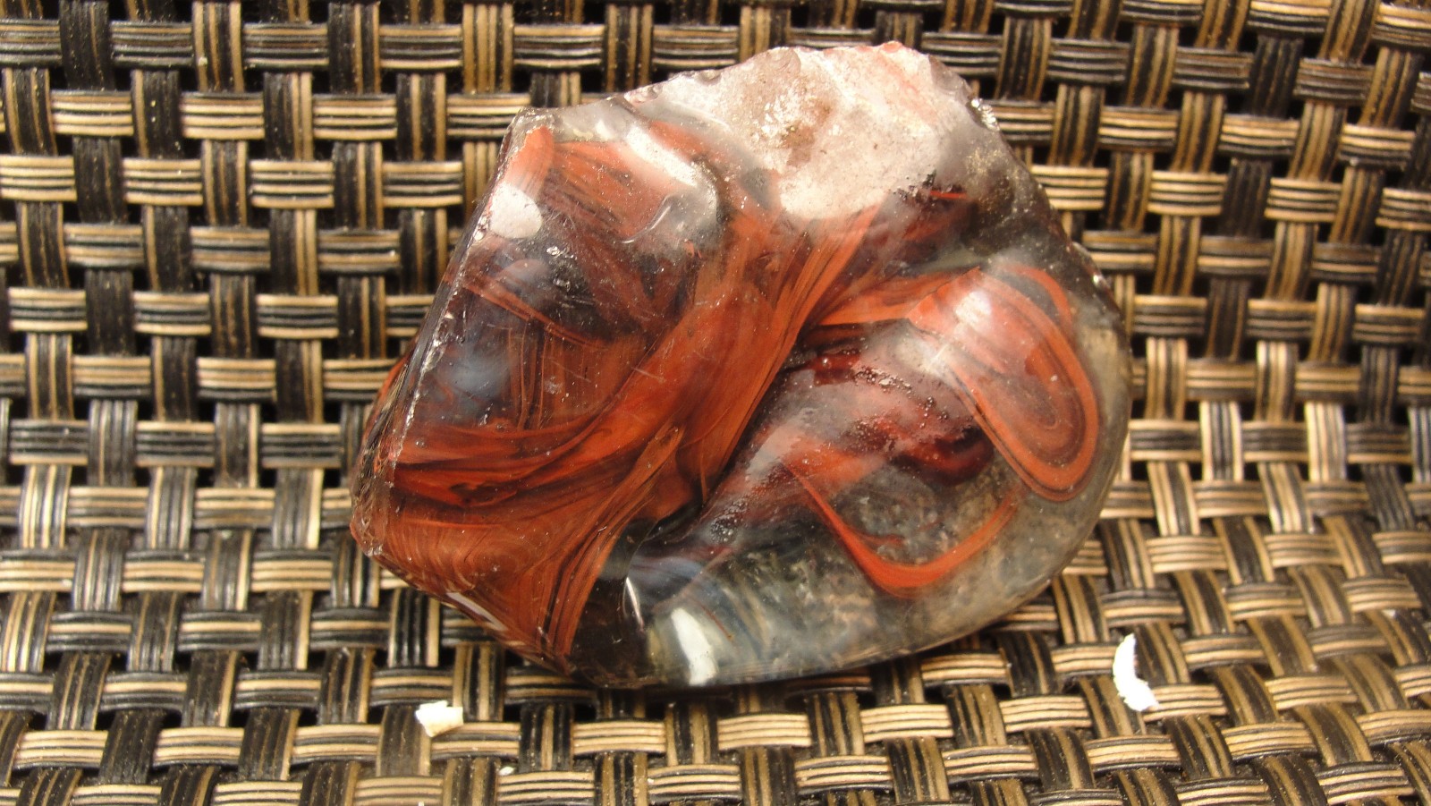 pieces of cullet from Jabo Joker experimental marble runs j21a