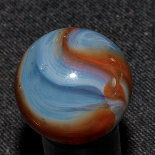 Alley Agate St. Mary’s Ghost STELLAR Pattern Near-Mint .62″ #JM9
