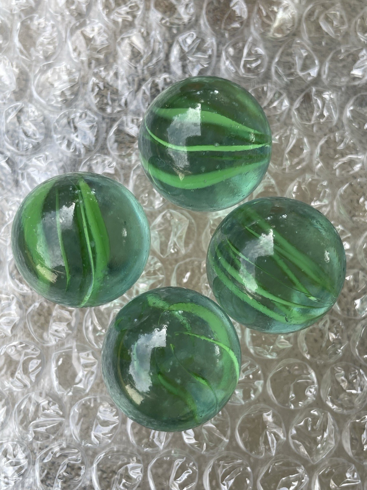 Lot 45 Glass Marbles 1” Shooter Assorted
