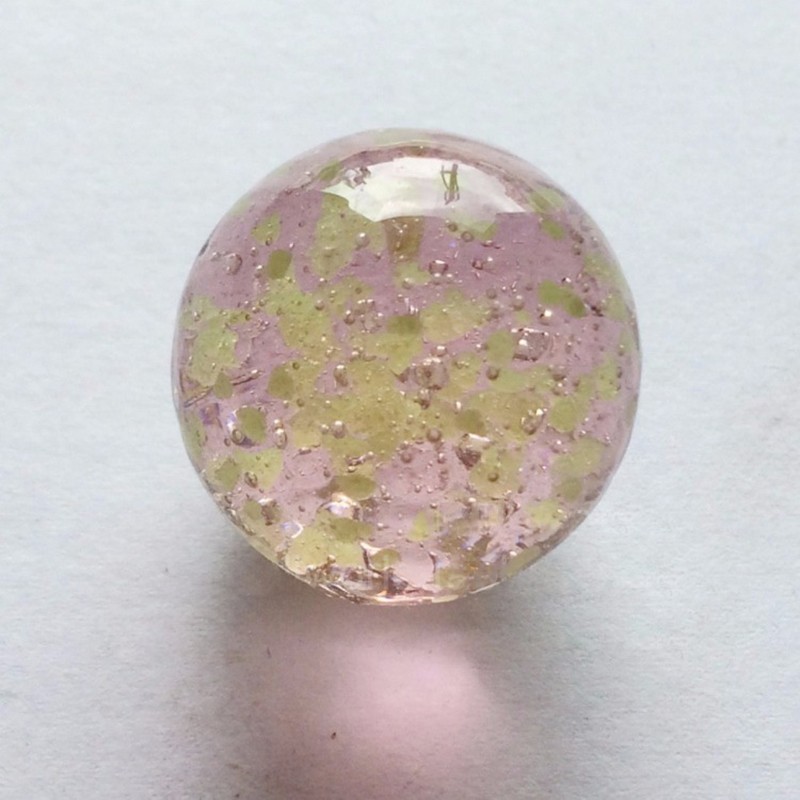Luminous Glass Ball 16/20/22/25/30mm Cream Console Game Pinball Machine DIY Toy
