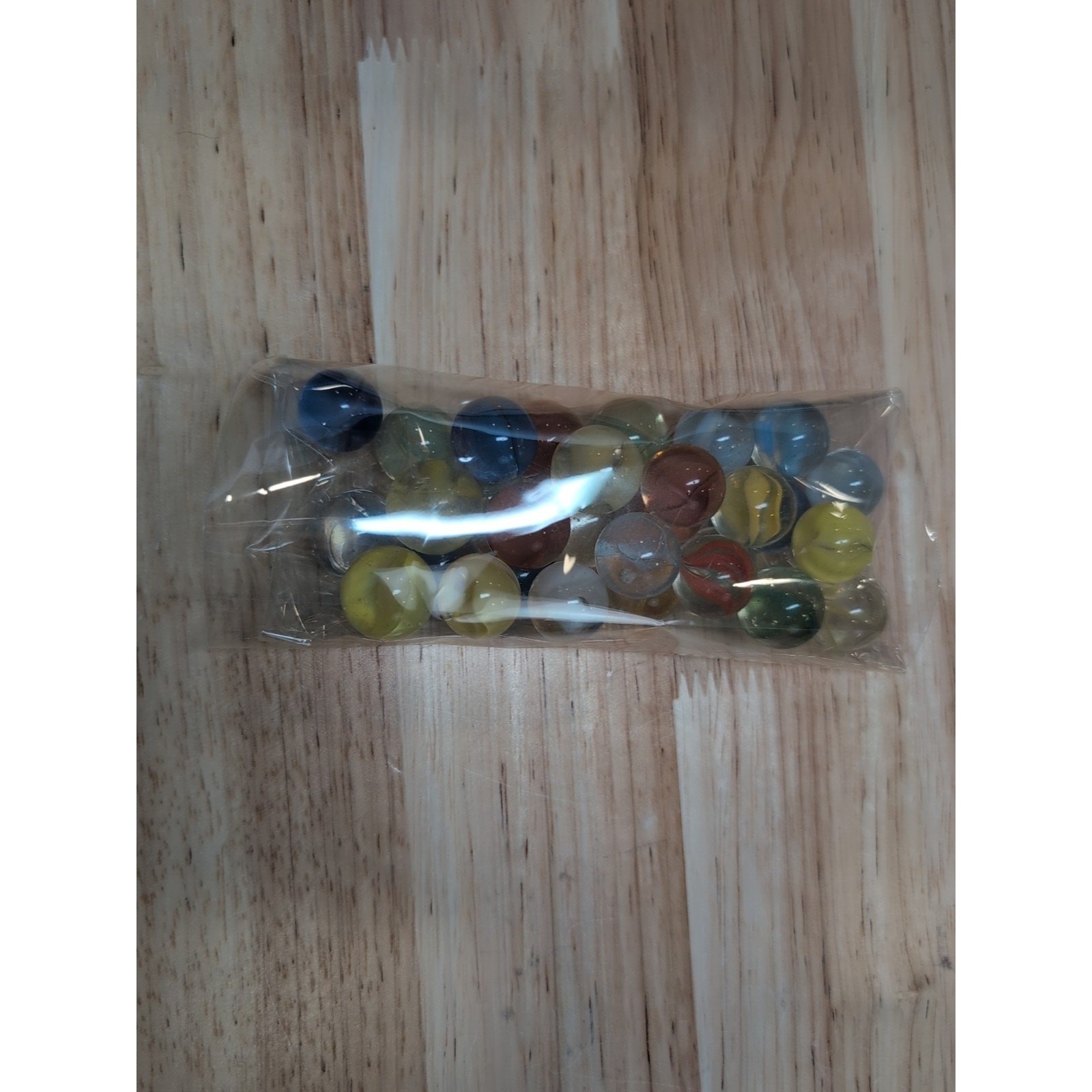 Vintage Assorted Lot Of 30 Marbles – Size & Color Vary