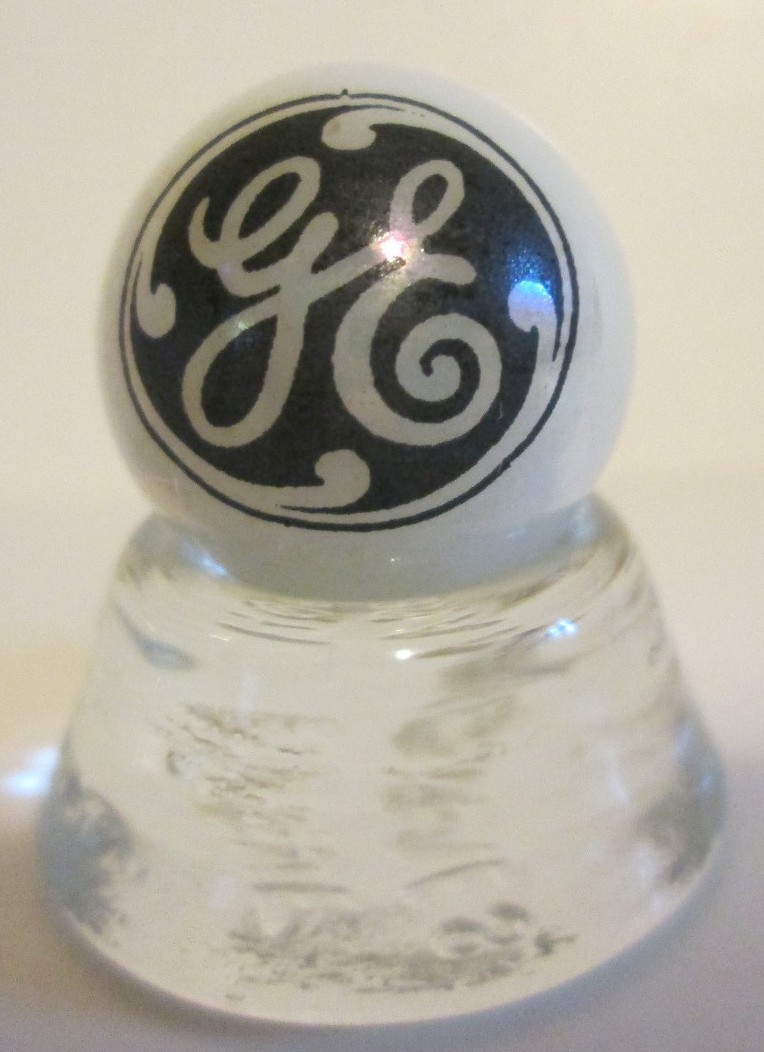 GENERAL ELECTRIC LOGO ON COLLECTOR MARBLE