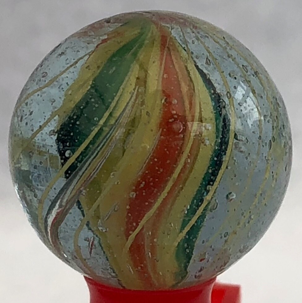 Caged Yellow Solid Core Marble 18.5mm (23/32”)