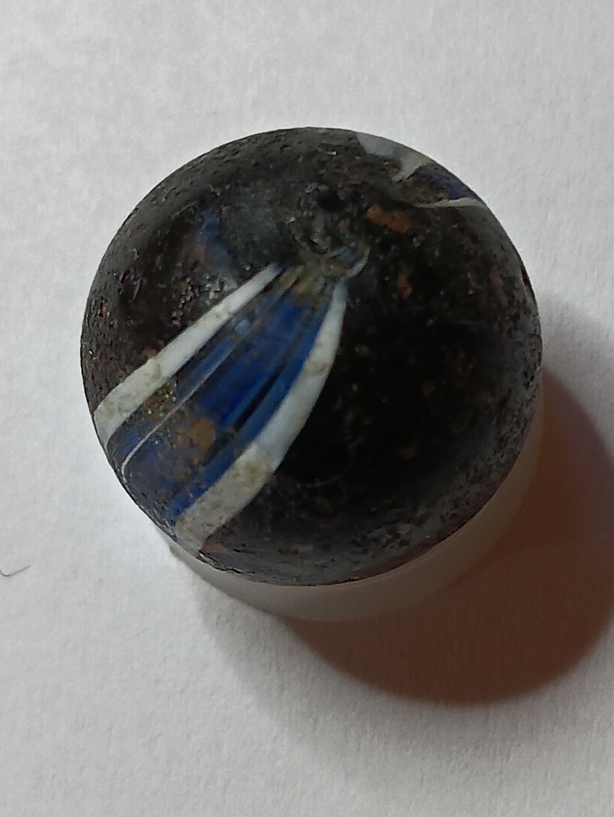 Indian Marble Handmade 43/64 Inches. Good Condition. Nice One