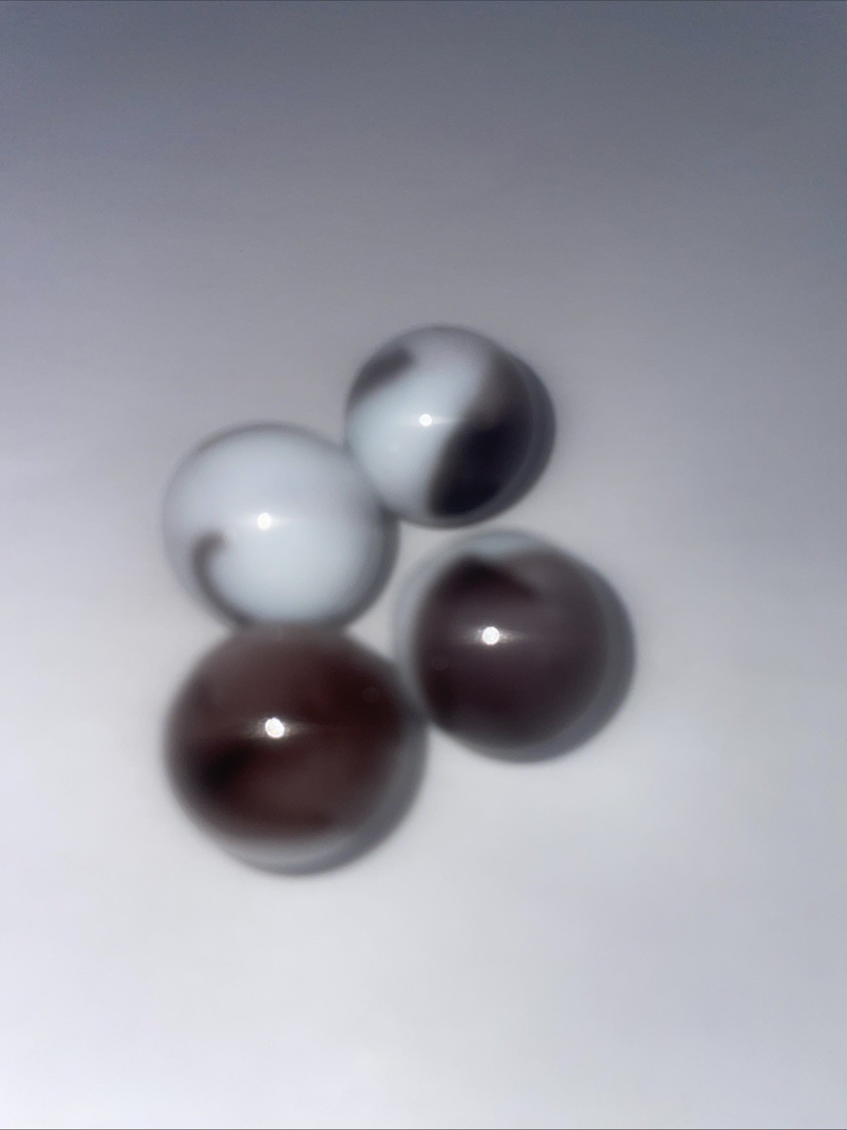 AKRO Agate Purple Prize Lot Of 4 Marbles