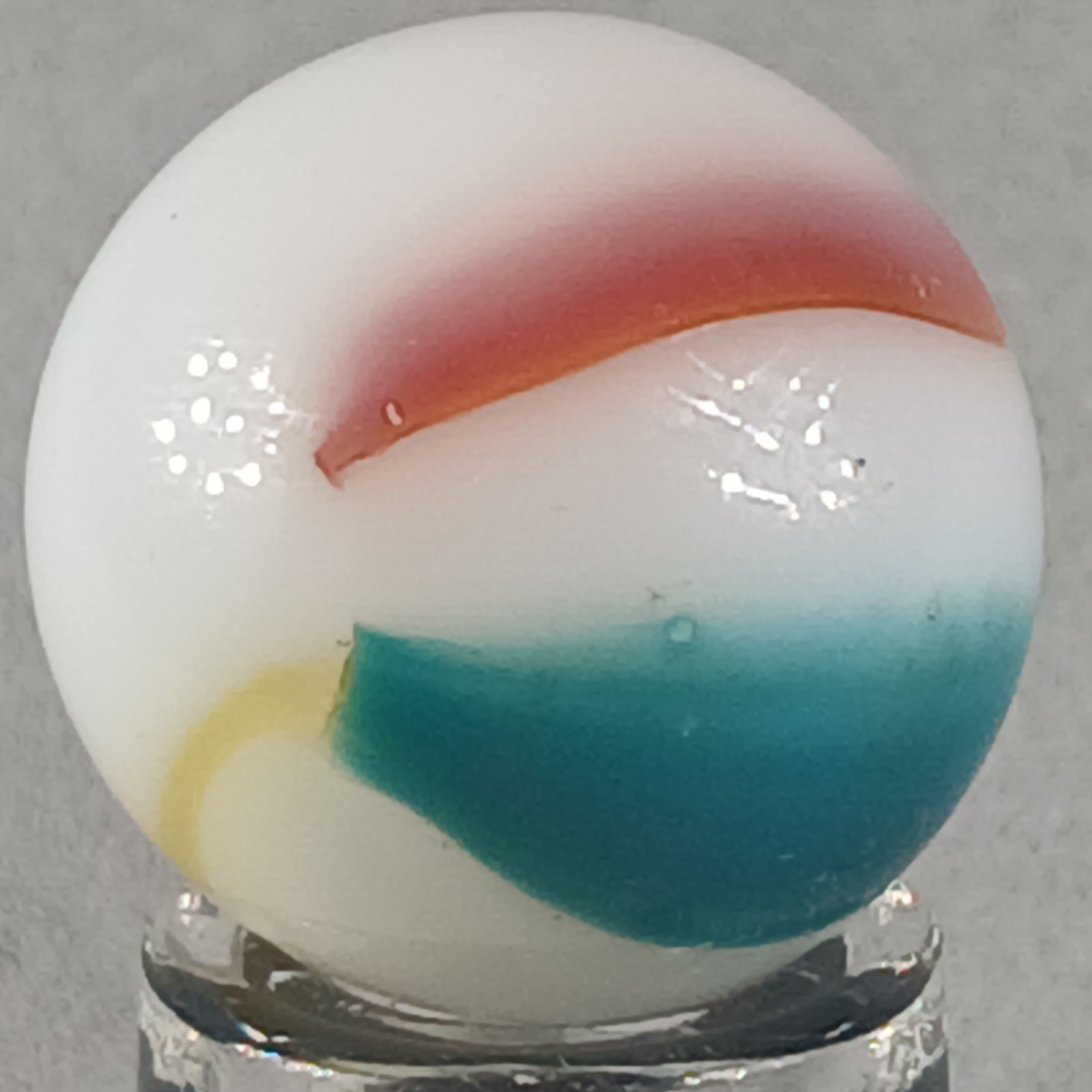 Vintage Imported Patch And Ribbon Marble .64 Inches Near-Mint Condition