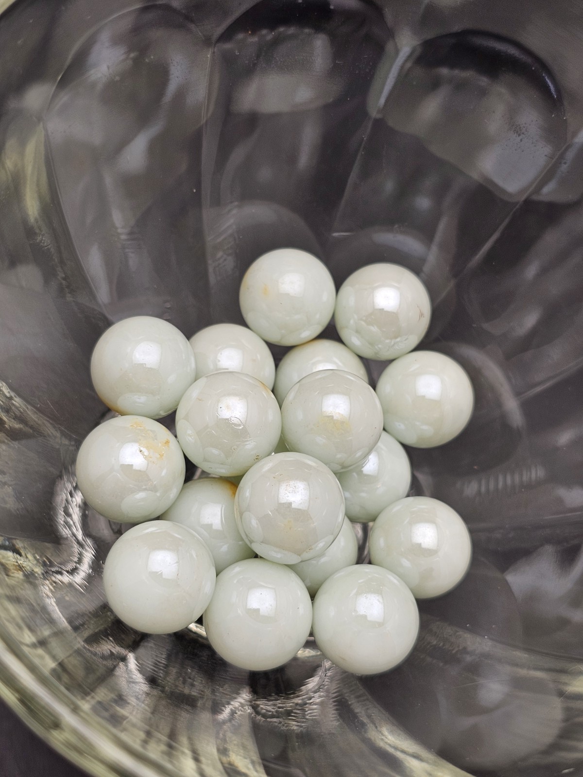 Vintage Estate 2lb+ Mixed Lot 215 Toy Marbles- Swirl, 4-6 Vane Cat’s Eye, & More