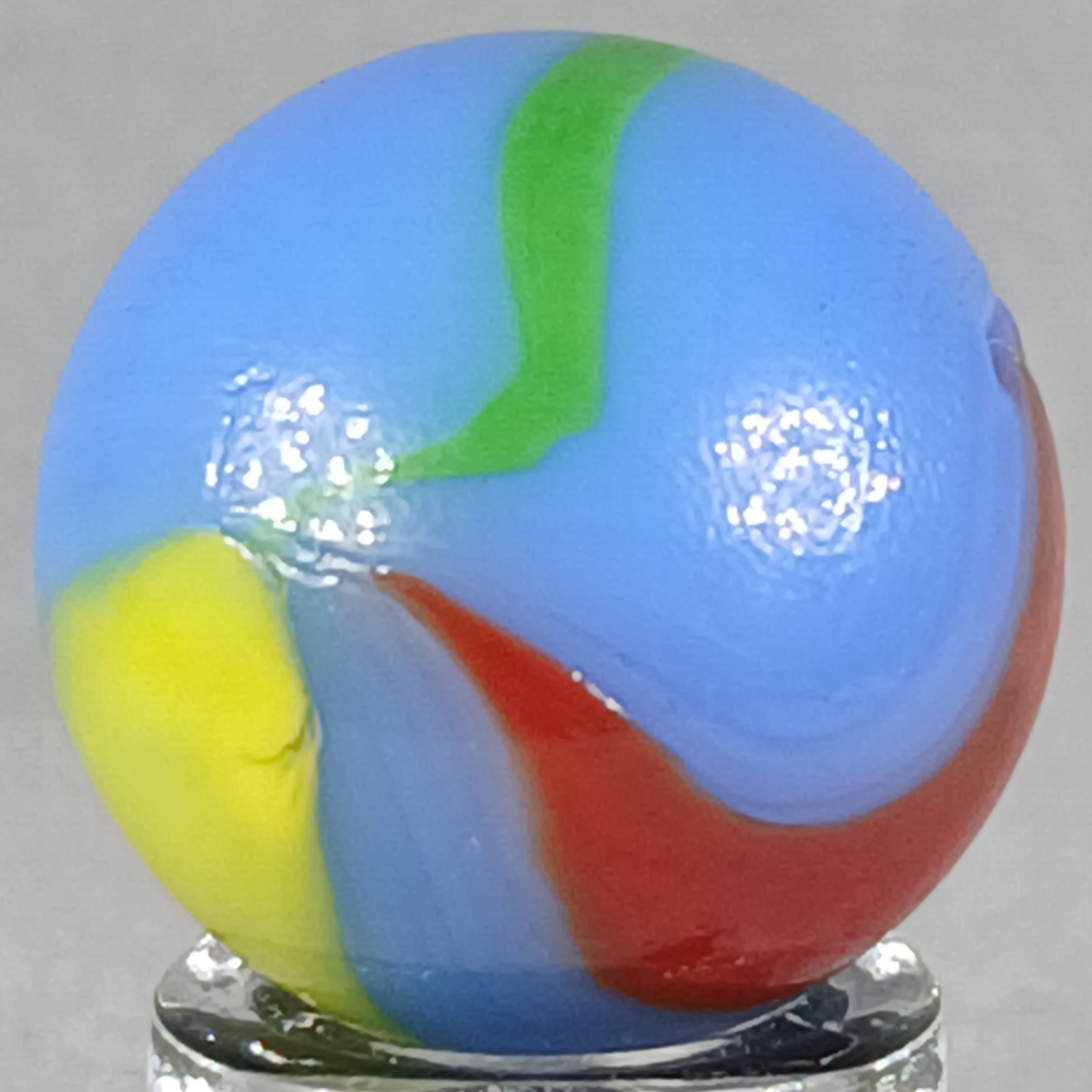 Vintage Imported Patch And Ribbon Marble .61 Inches Near-Mint Condition